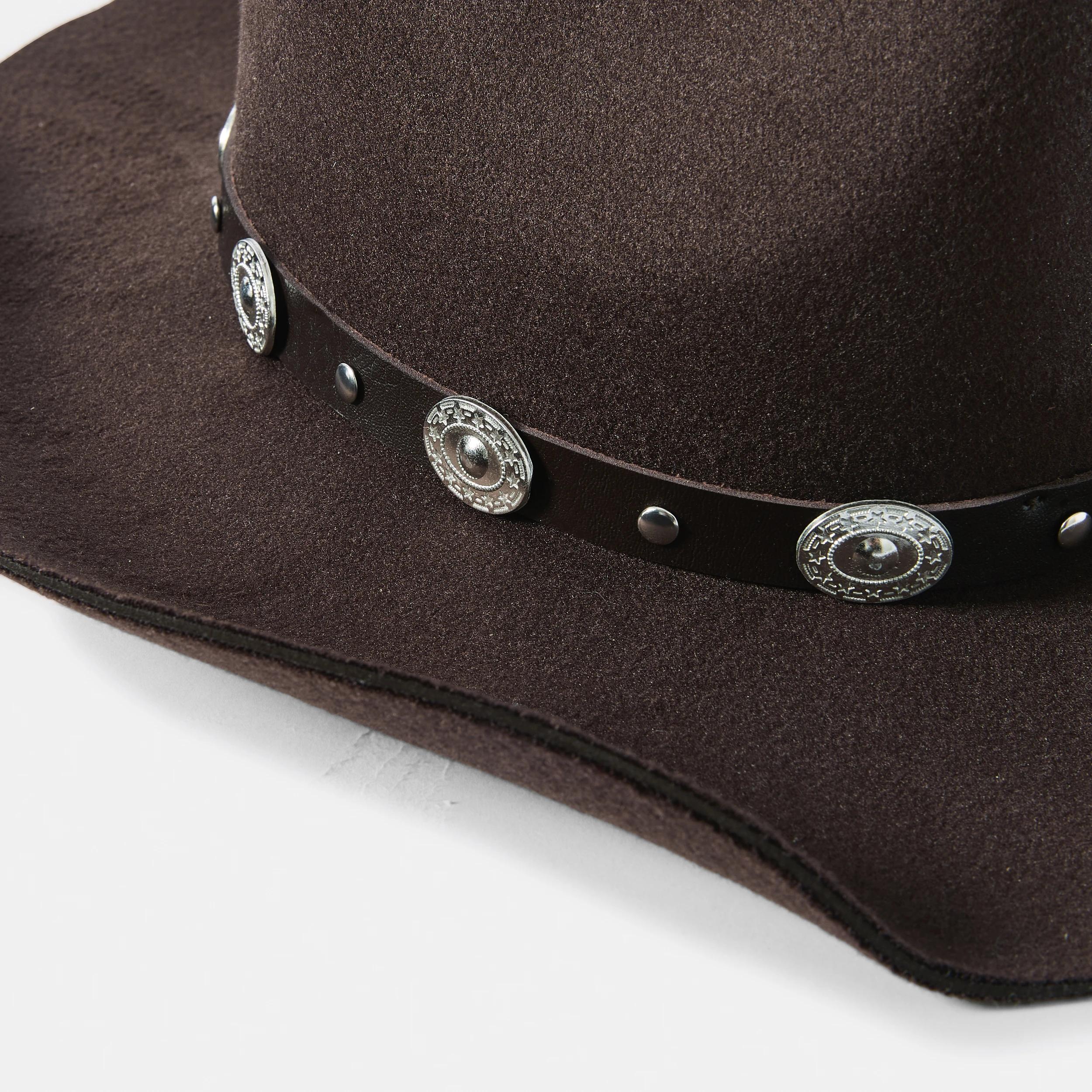 3 Cowboy Hat DEEP CHOCOLATE, 3 of 5