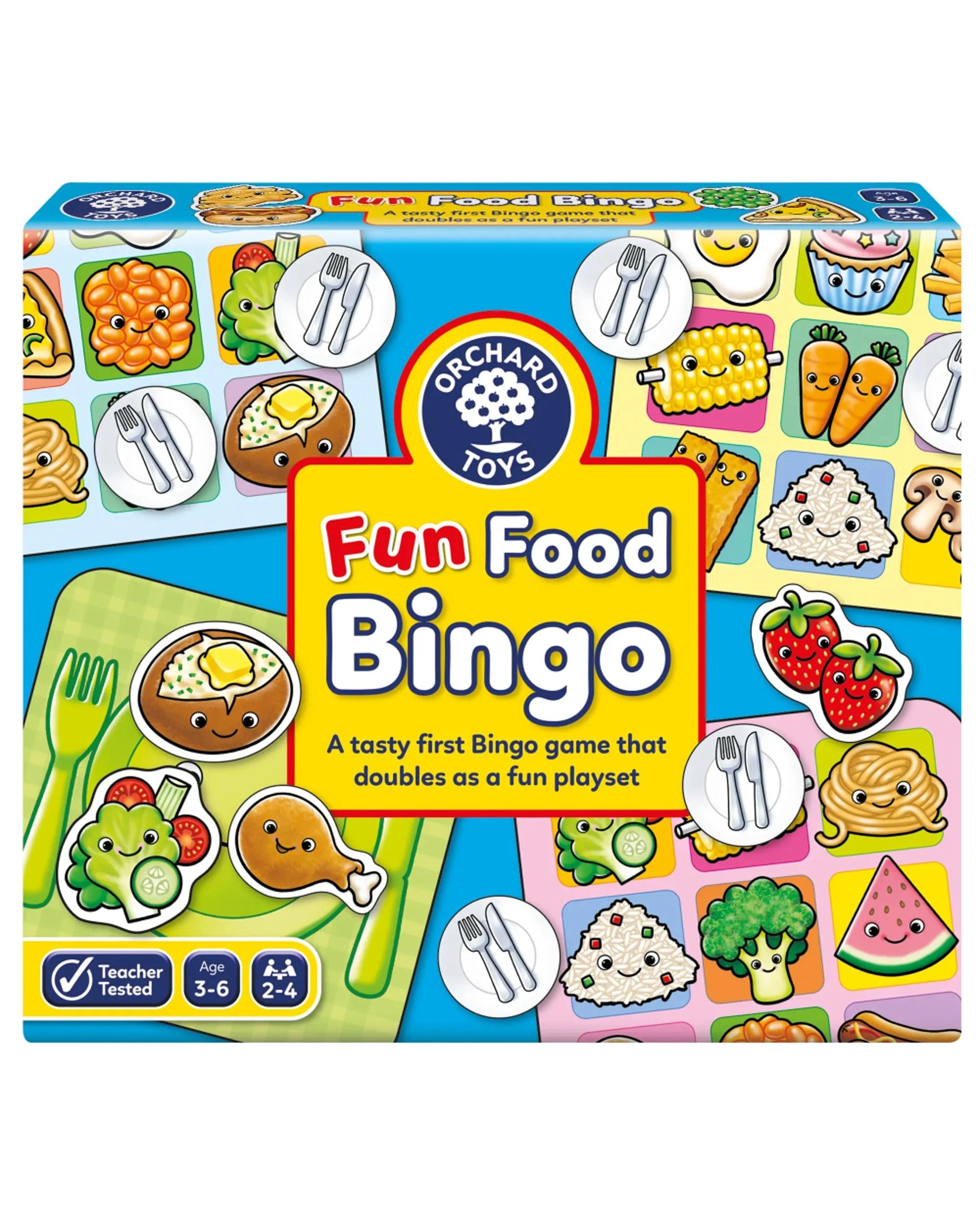 1 Orchard Toys Fun Food Bingo Board Game, 1 of 3