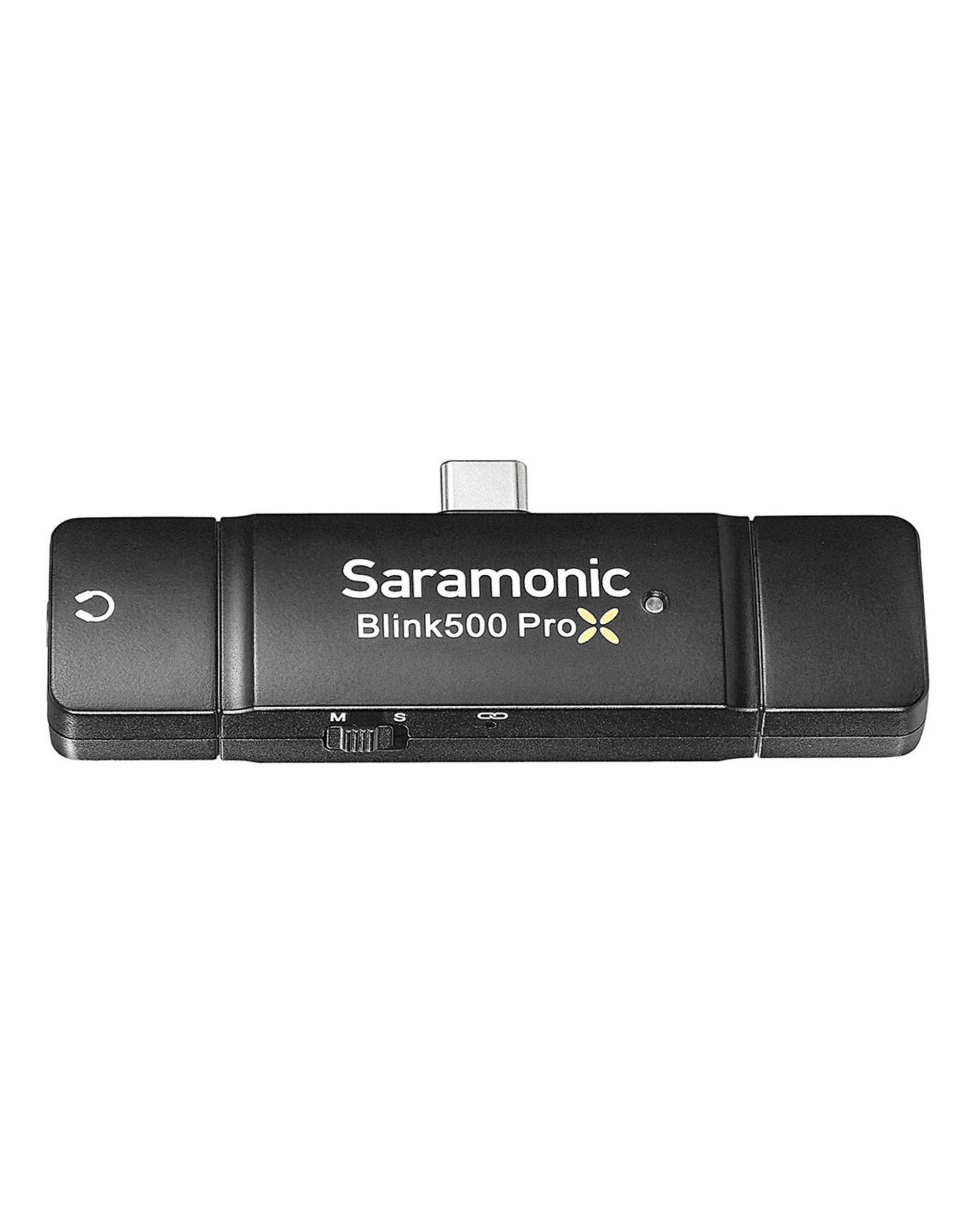 2 Saramonic Blink 500 ProX RXUC Dual-Channel Digital Wireless Receiver with USB-C Connector (2.4 GHz) - Black, 2 of 3