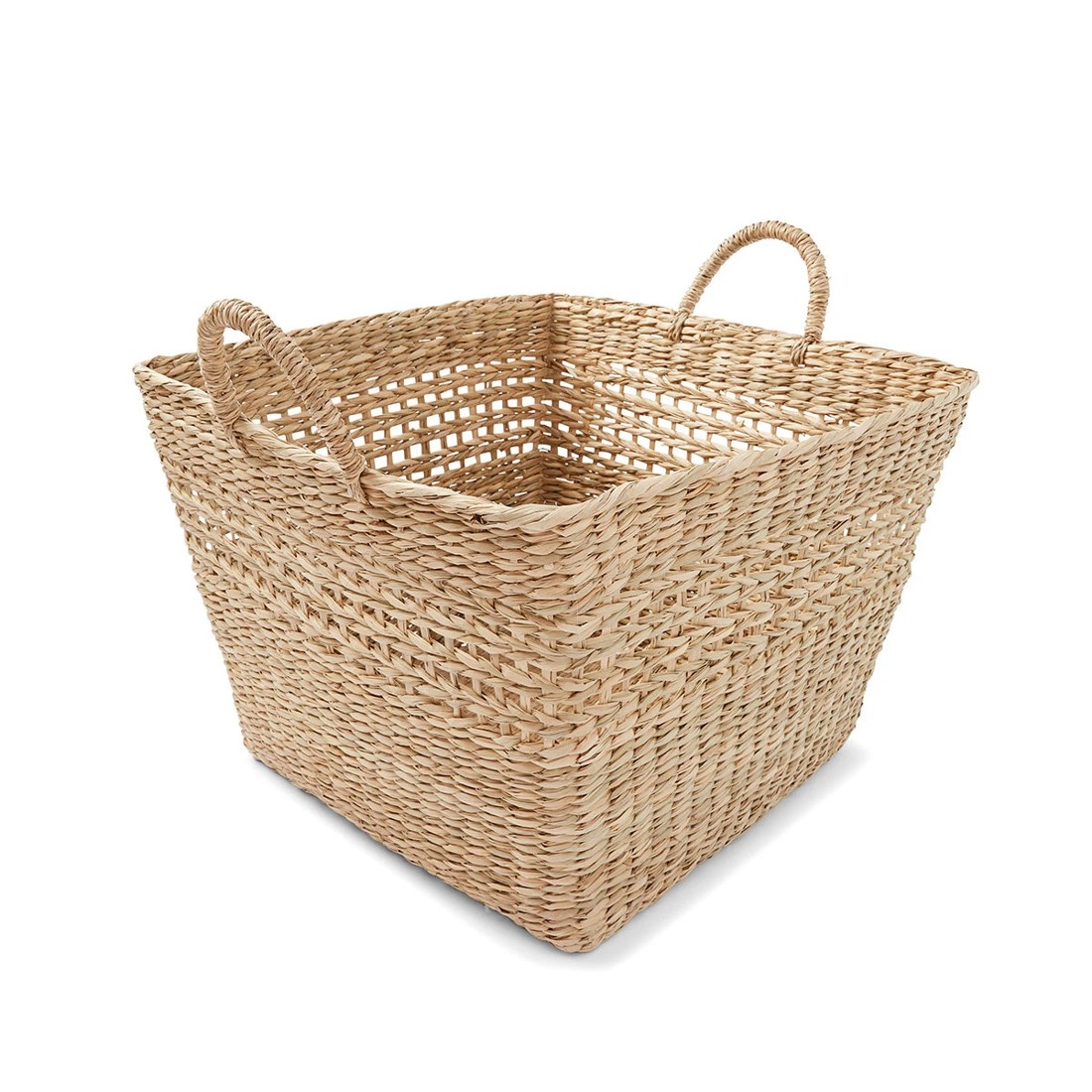 4 Square Seagrass Woven Basket - Natural, 4 of 8