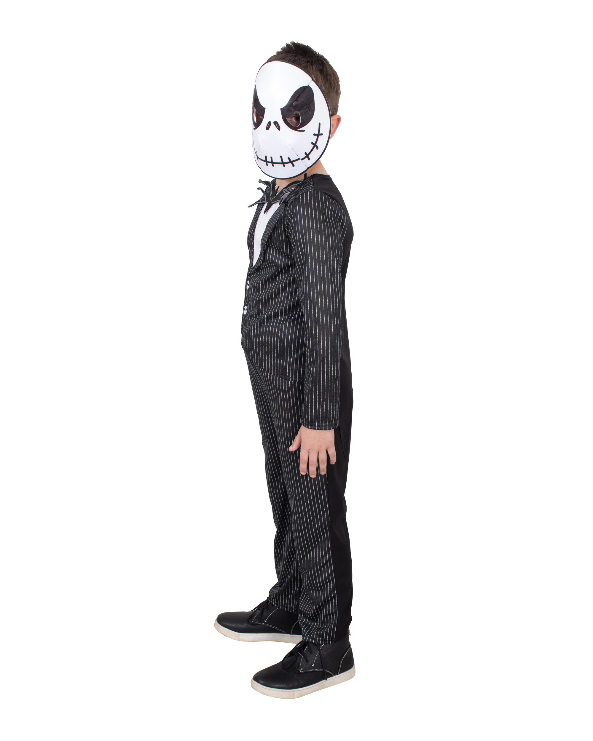 2 Disney The Nightmare Before Christmas - Jack Skellington Deluxe Kids Costume Size 6 - 8yrs - Black, 2 of 4