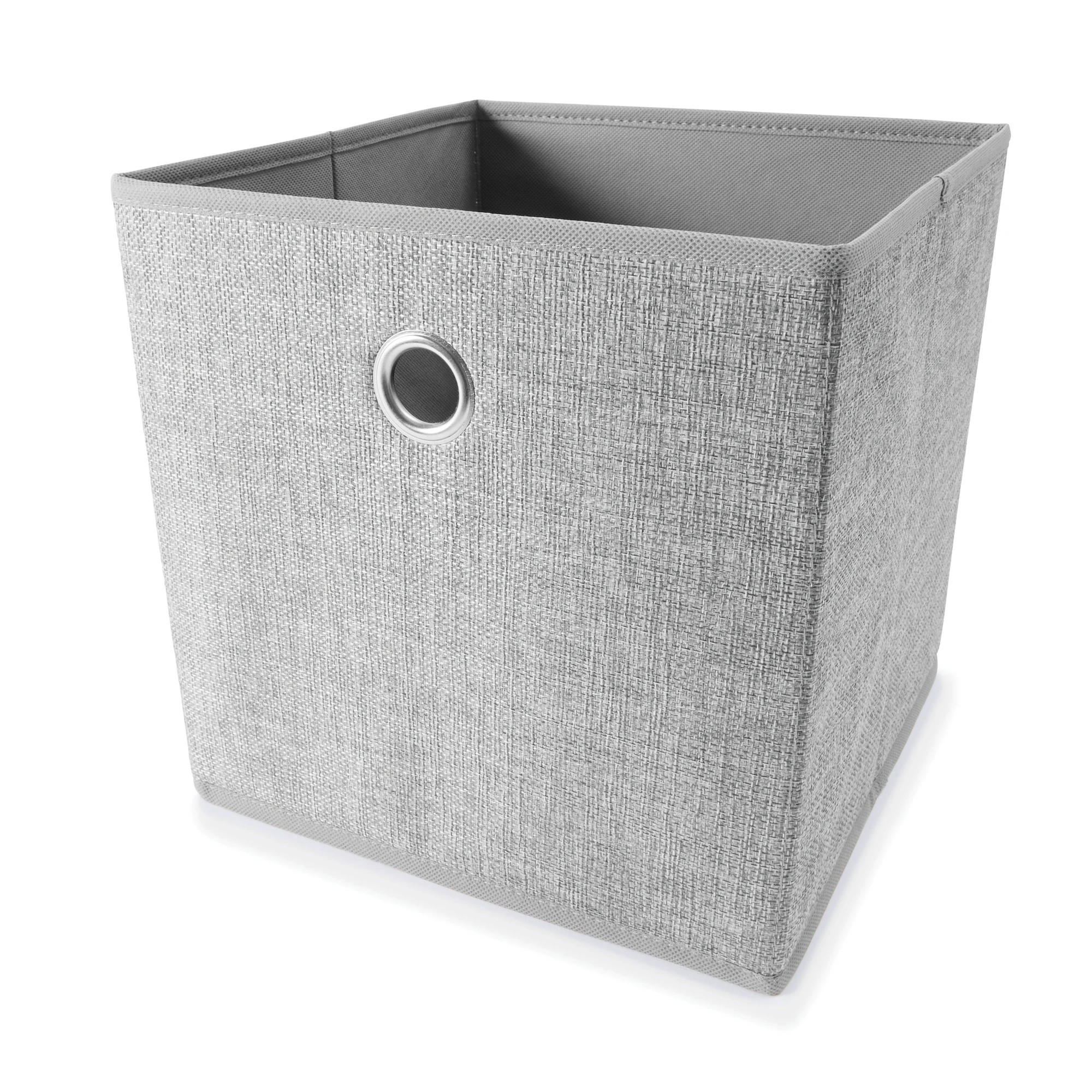 1 Collapsible Storage Cube - Grey, 1 of 8