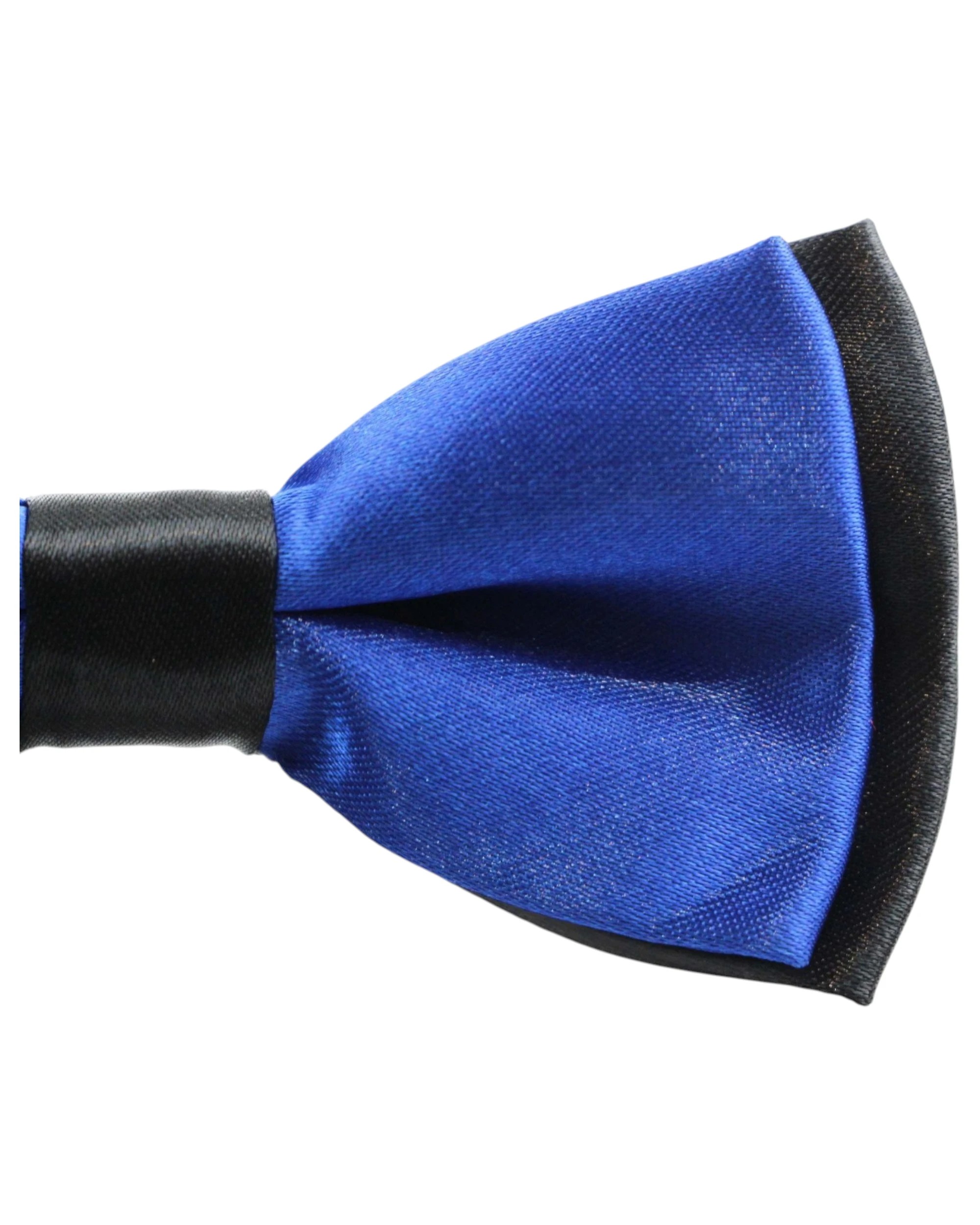 3 Zasel Boys Blue Two Tone Layer Bow Tie - Multi - Multi, 3 of 3
