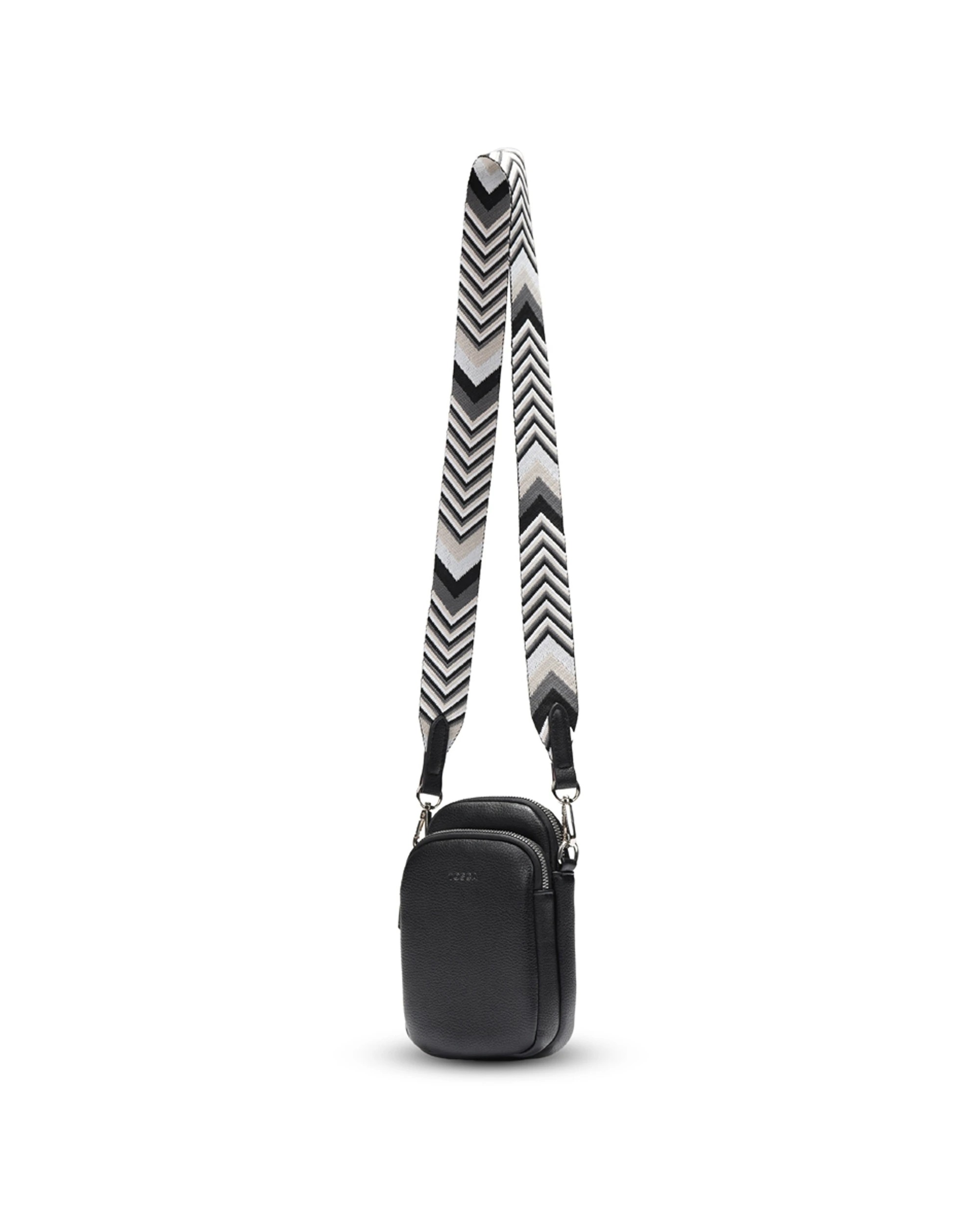 1 Tosca Crossbody Mini Utility Phone Bag - Black, 1 of 3