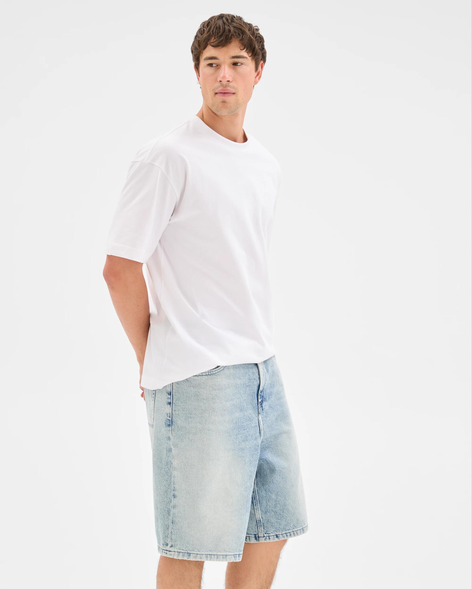 3 Commons Loose Fit Denim Shorts LIGHT INDIGO TINT, 3 of 6