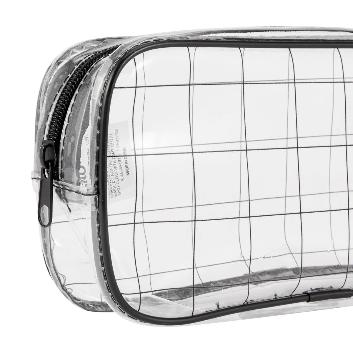 3 Grid Pencil Case - Clear, 3 of 5