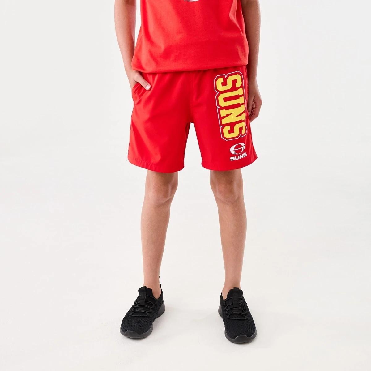 1 Official AFL Kids Shorts Gc Suns, 1 of 8