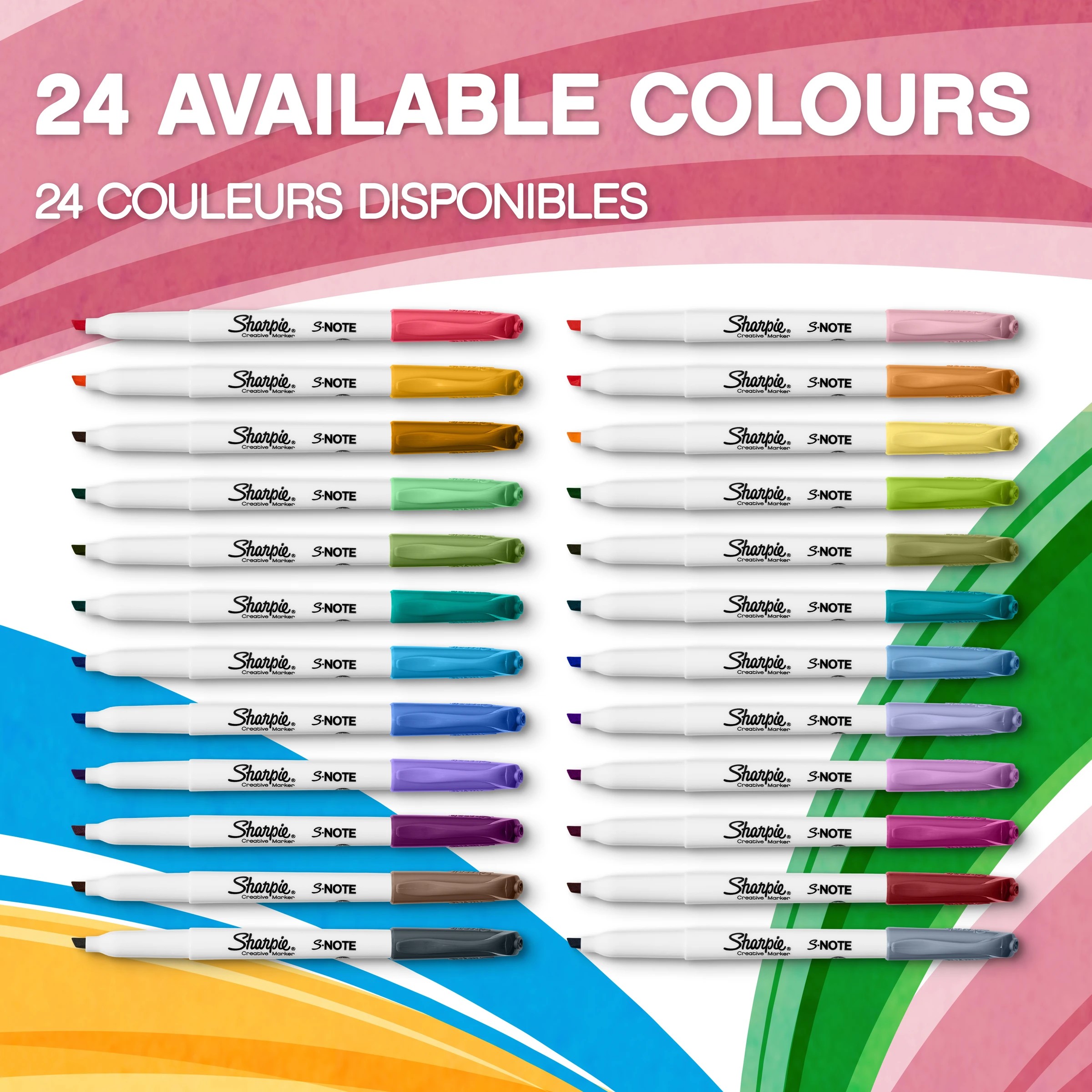 6 12 Pack Sharpie S-Note Creative Markers, 6 of 9