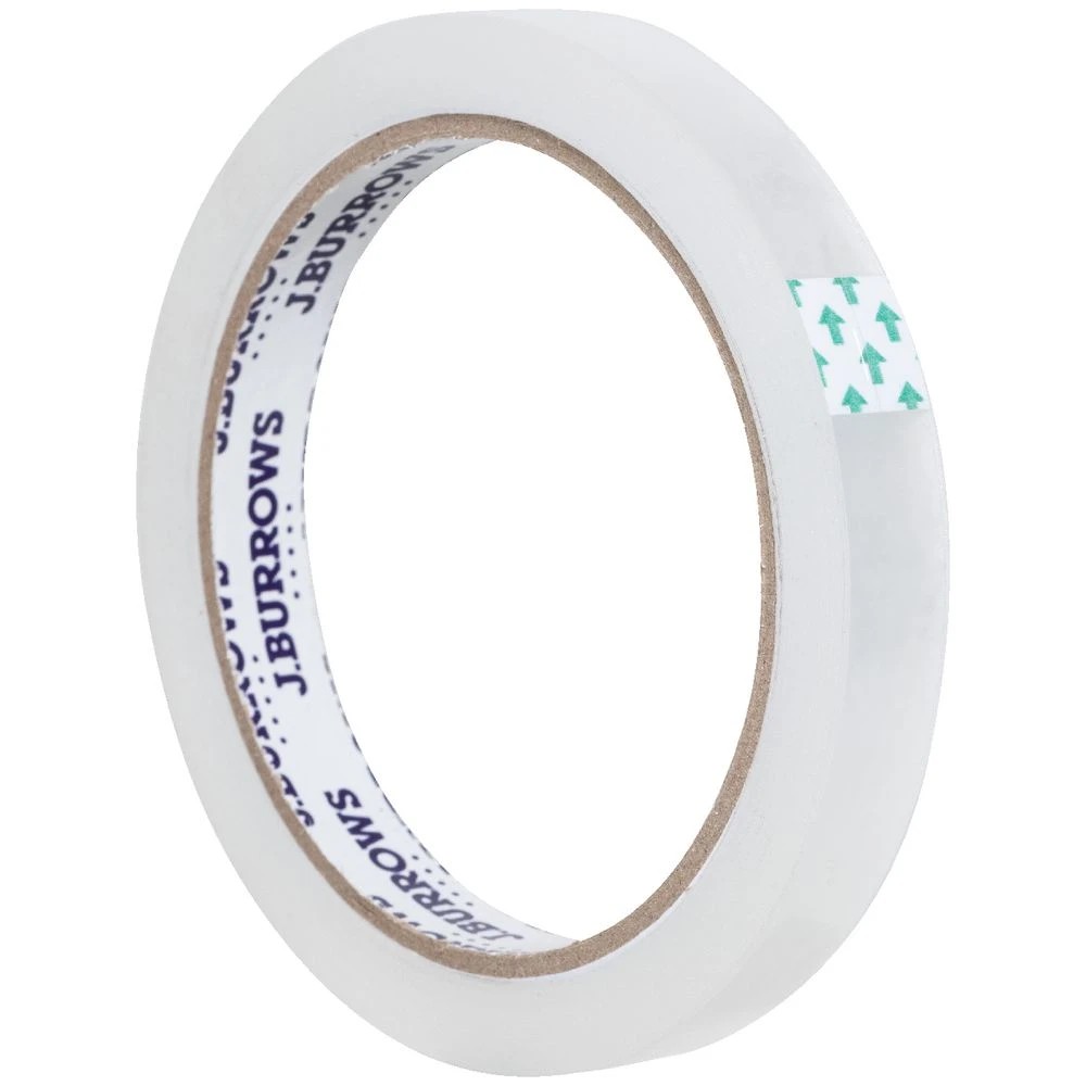 2 J.Burrows Clear Tape Roll 12mmX50m, 2 of 2