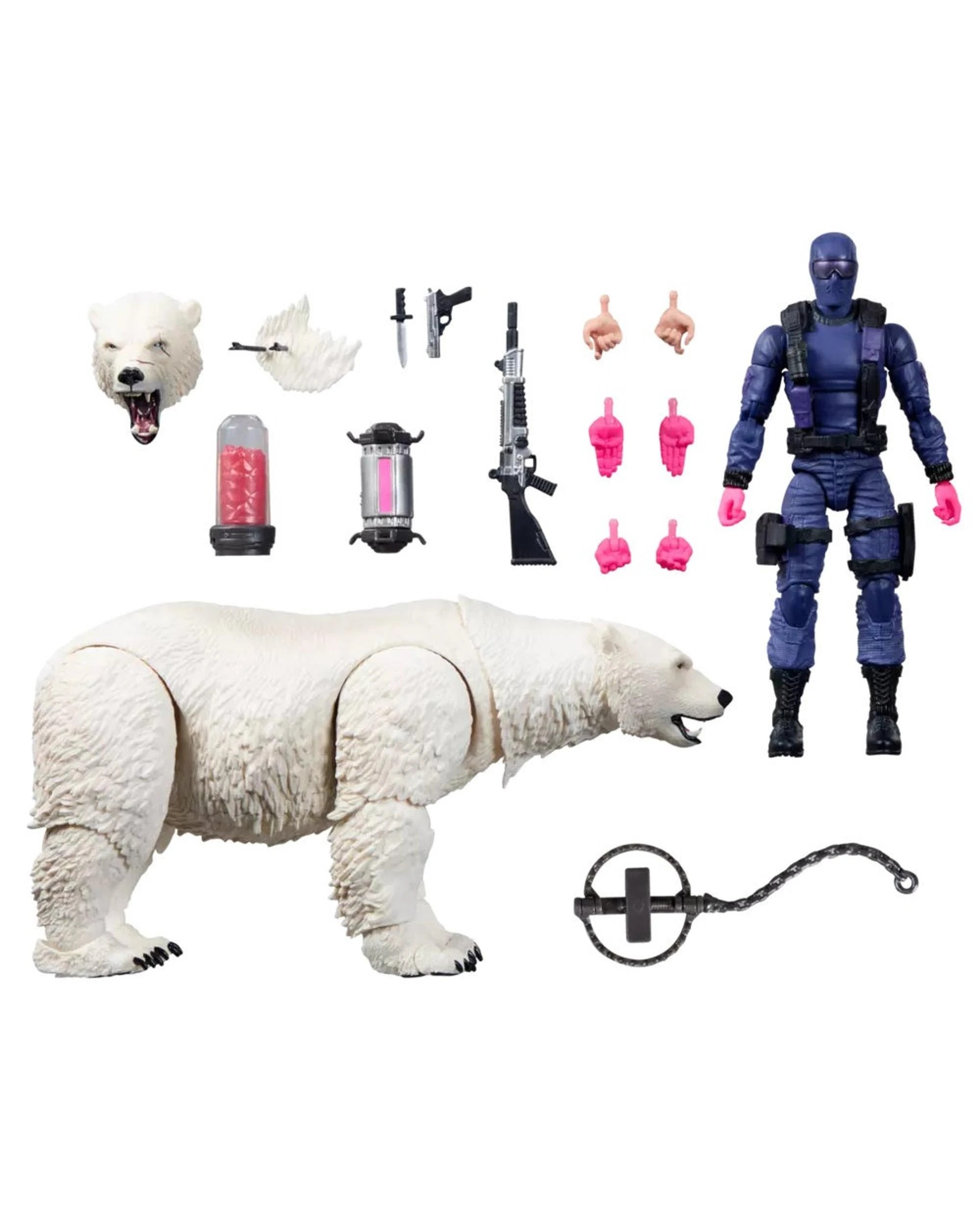 2 G.I. Joe Classified Series: #161 Snake Eyes and Polar Bear Action Figure, 2 of 6