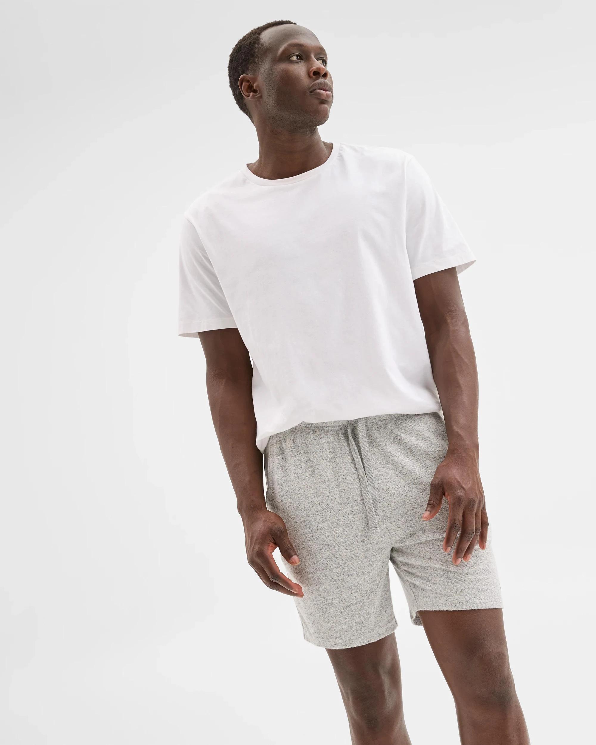 2 Maxx Cozy Knit Lounge Sleep Shorts GREY MARLE, 2 of 5