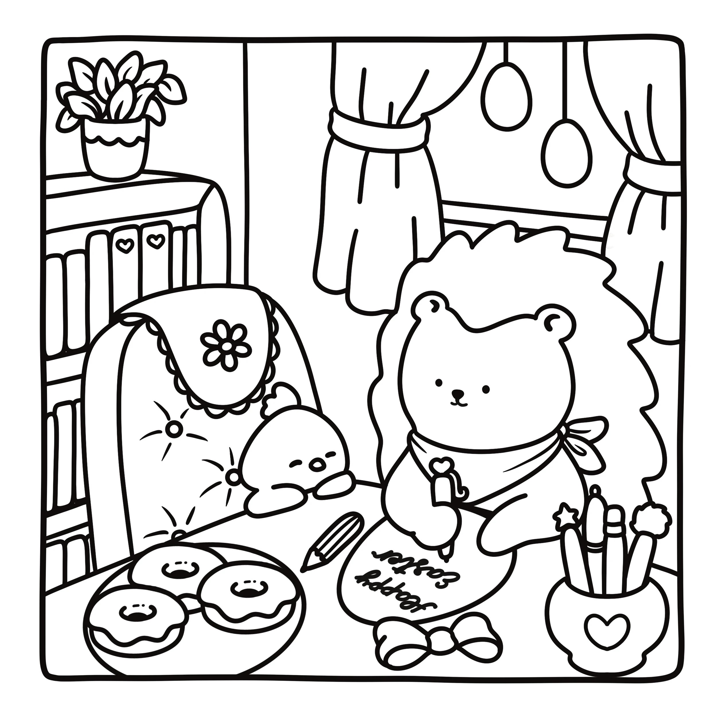 2 Cosy Easter: Cute & Cosy Colouring Book by Amelia Green - Book, 2 of 4