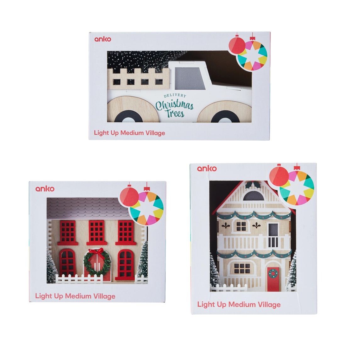 7 Light Up Medium Village - Assorted, 7 of 8