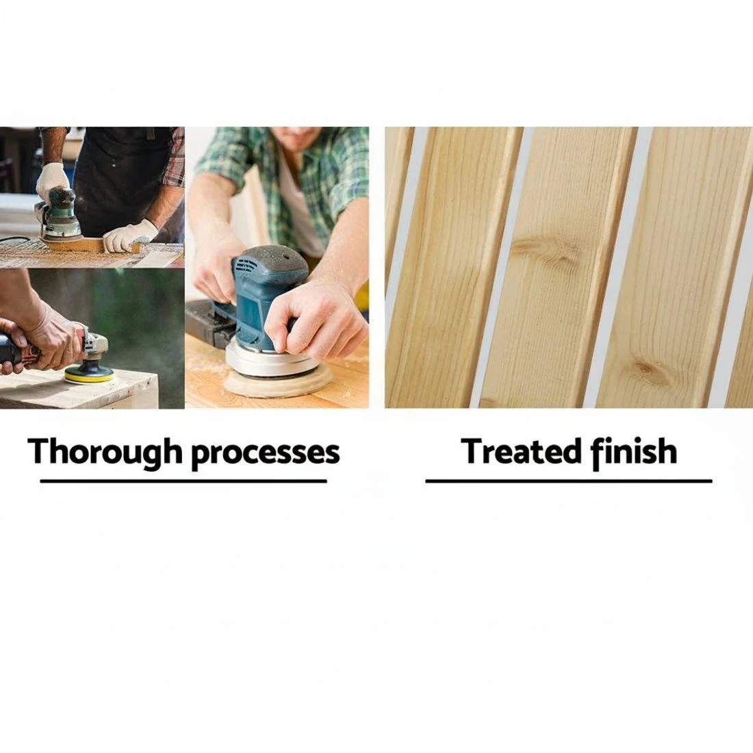 5 Gardeon Adirondack Outdoor Chairs Wooden Beach Chair Patio Furniture Garden - Natural, 5 of 5