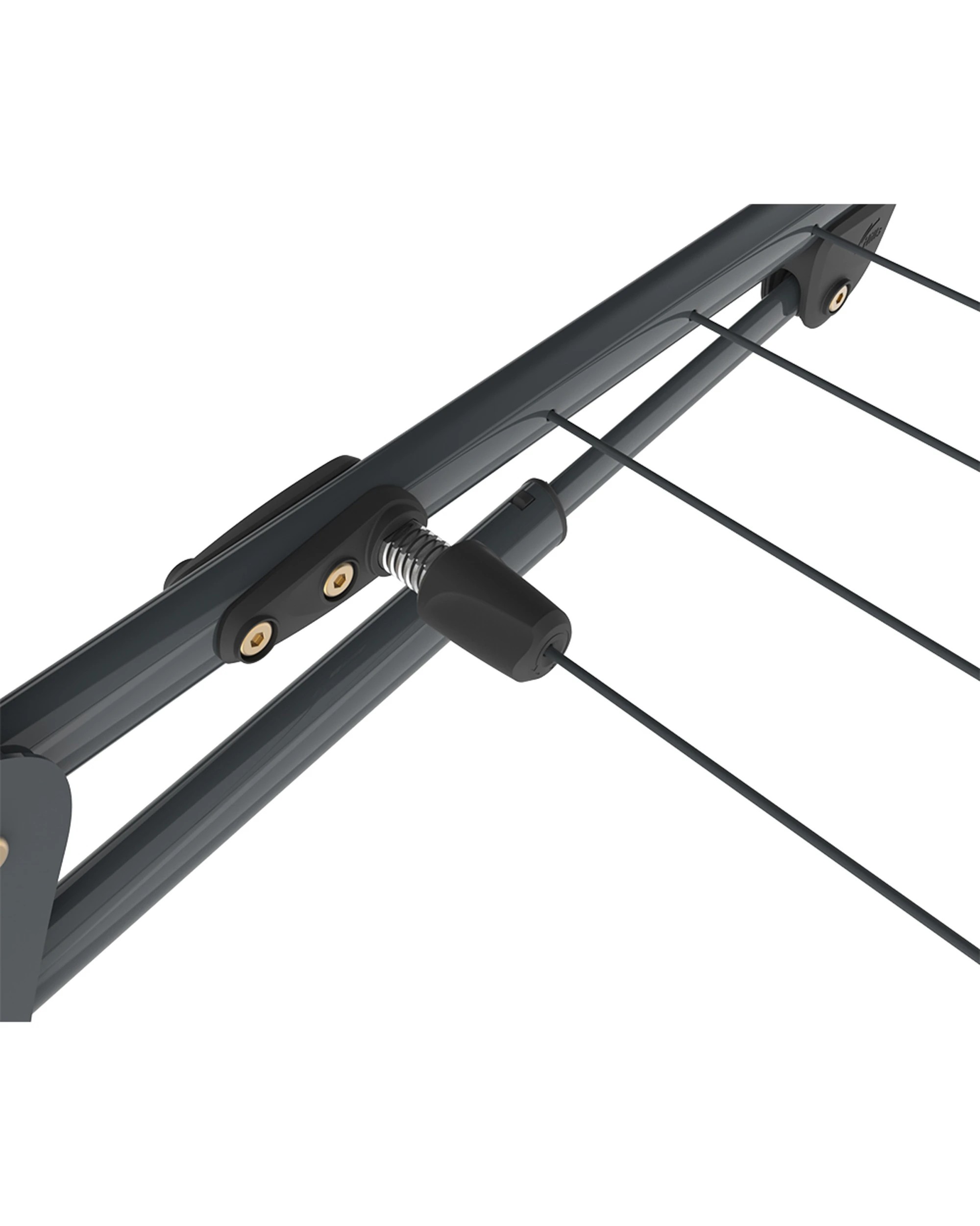 2 Hills Compact Folding Frame Clothesline Monument 19m Drying Space 8 Lines 26kg - Charcoal, 2 of 4