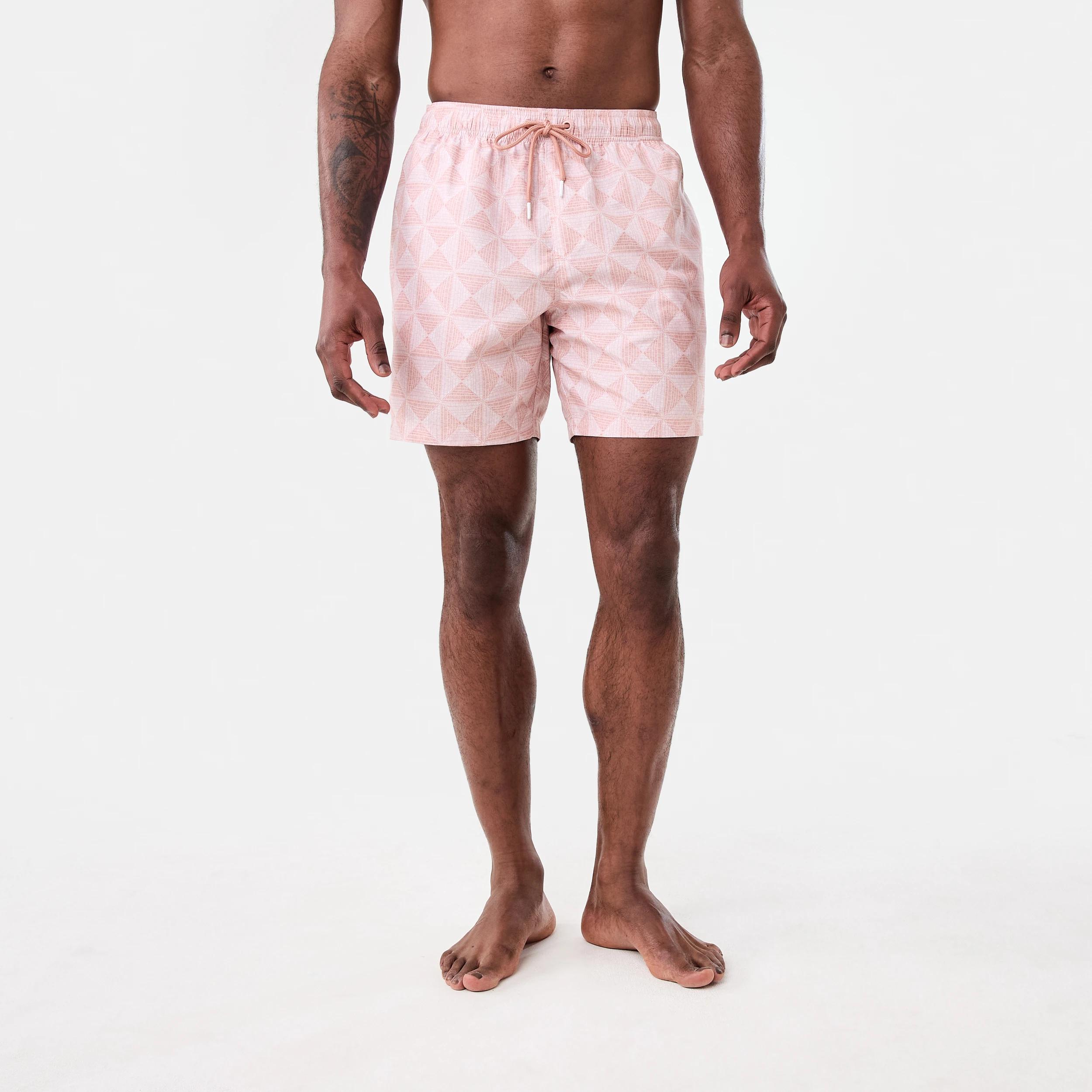 6 Regular Print Boardshorts Pnk Tiles, 6 of 6