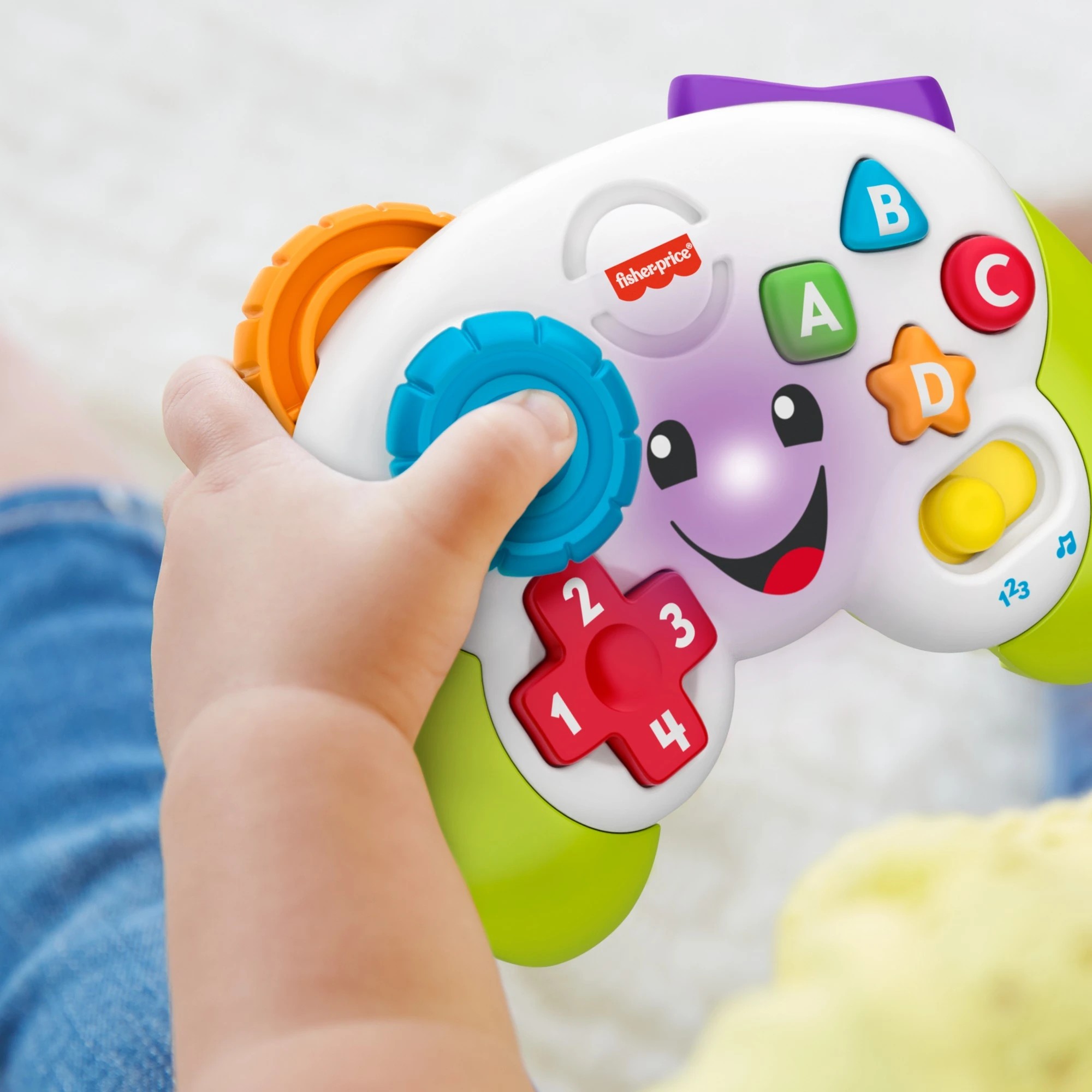 5 Fisher-Price Laugh & Learn Game & Learn Controller - Green, 5 of 7