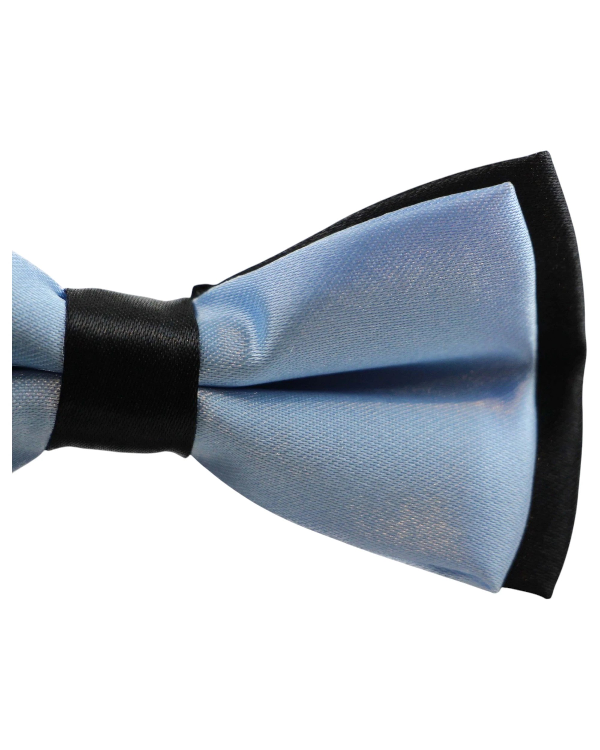 3 Zasel Boys Light Blue Two Tone Layer Bow Tie - Multi - Multi, 3 of 5