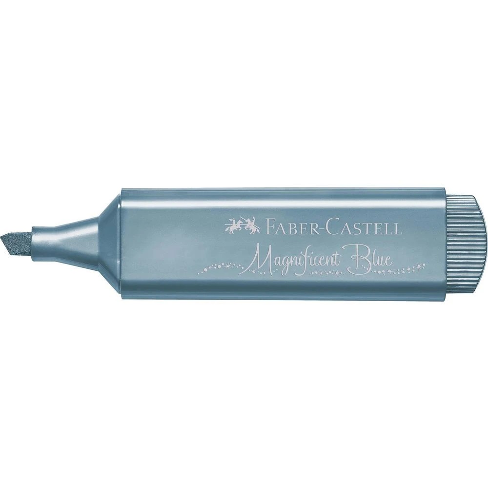 3 Faber-Castell Textliner Highlighter Metallic Magnificent Blue, 3 of 10