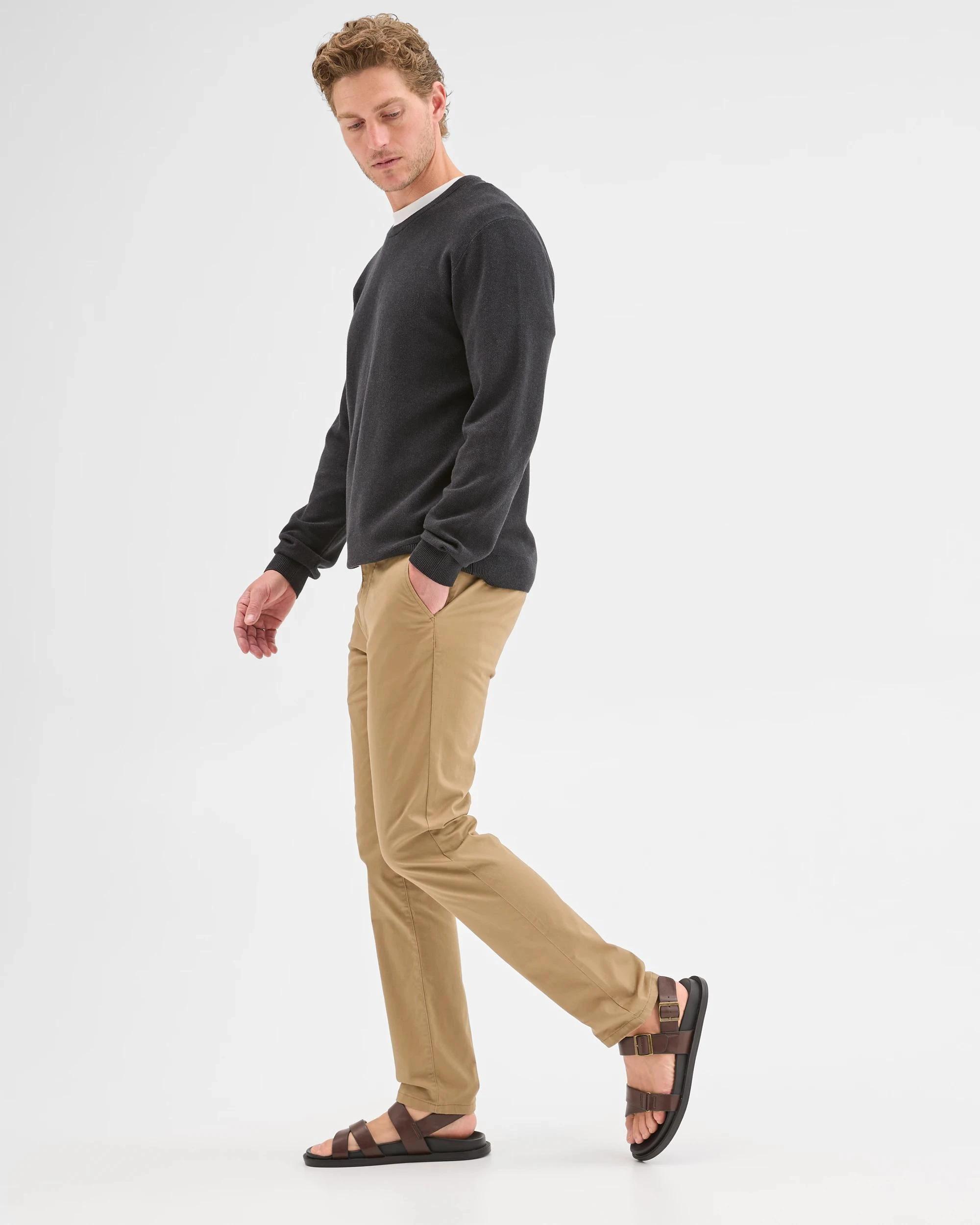 3 Target Australian Cotton Slim Chino Pants SEPIA TINT, 3 of 6