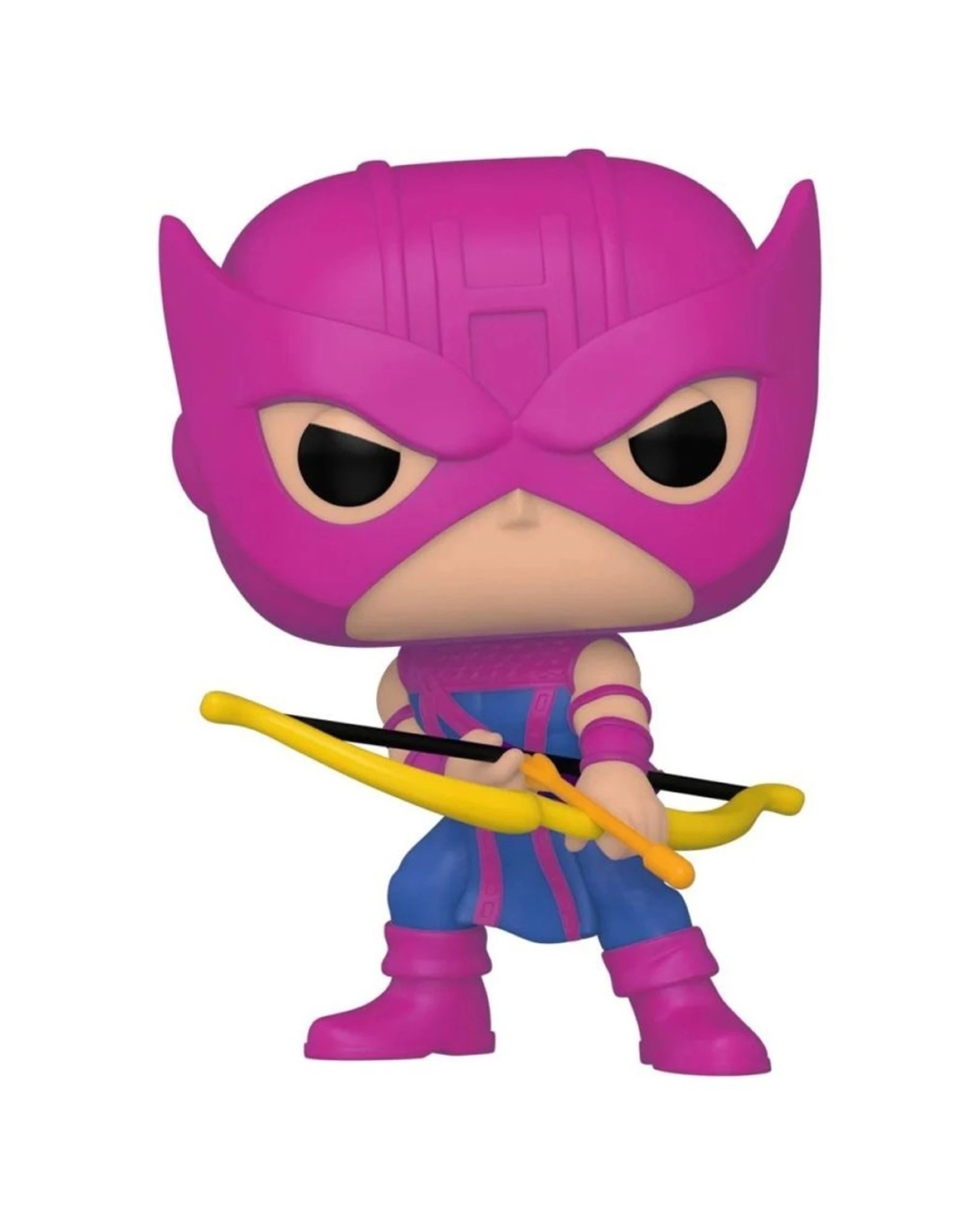 2 Pop Vinyl Figurine Marvel Comics - Hawkeye Classic 10cm Vinyl Collectible Figure - Purple, 2 of 3