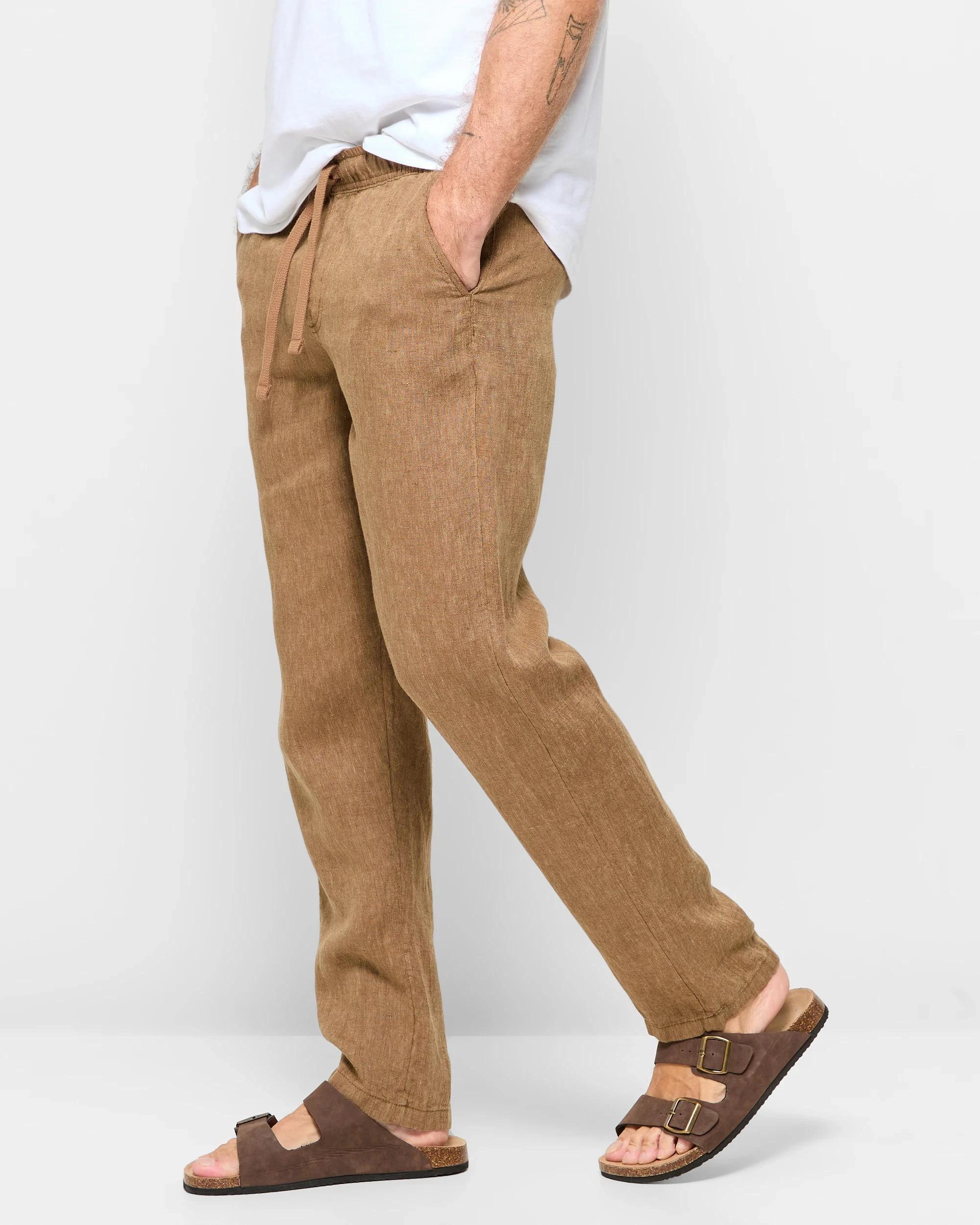 3 Target European Linen Pants SEPIA, 3 of 7
