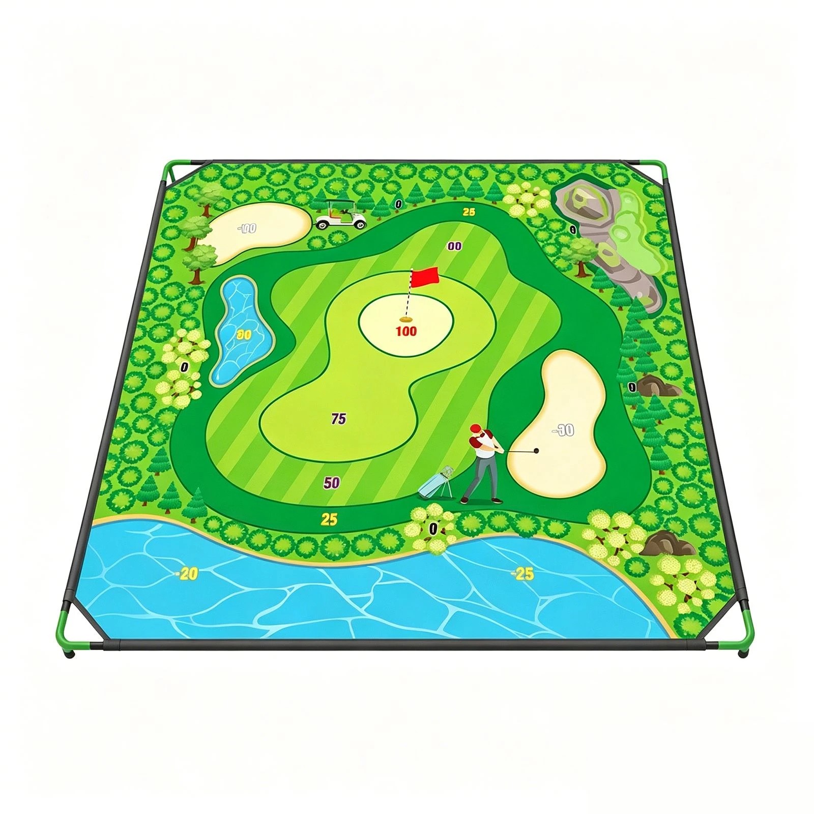 4 Ausway Portable Golf Chipping Target Game Set for Indoor Outdoor, 4 of 6