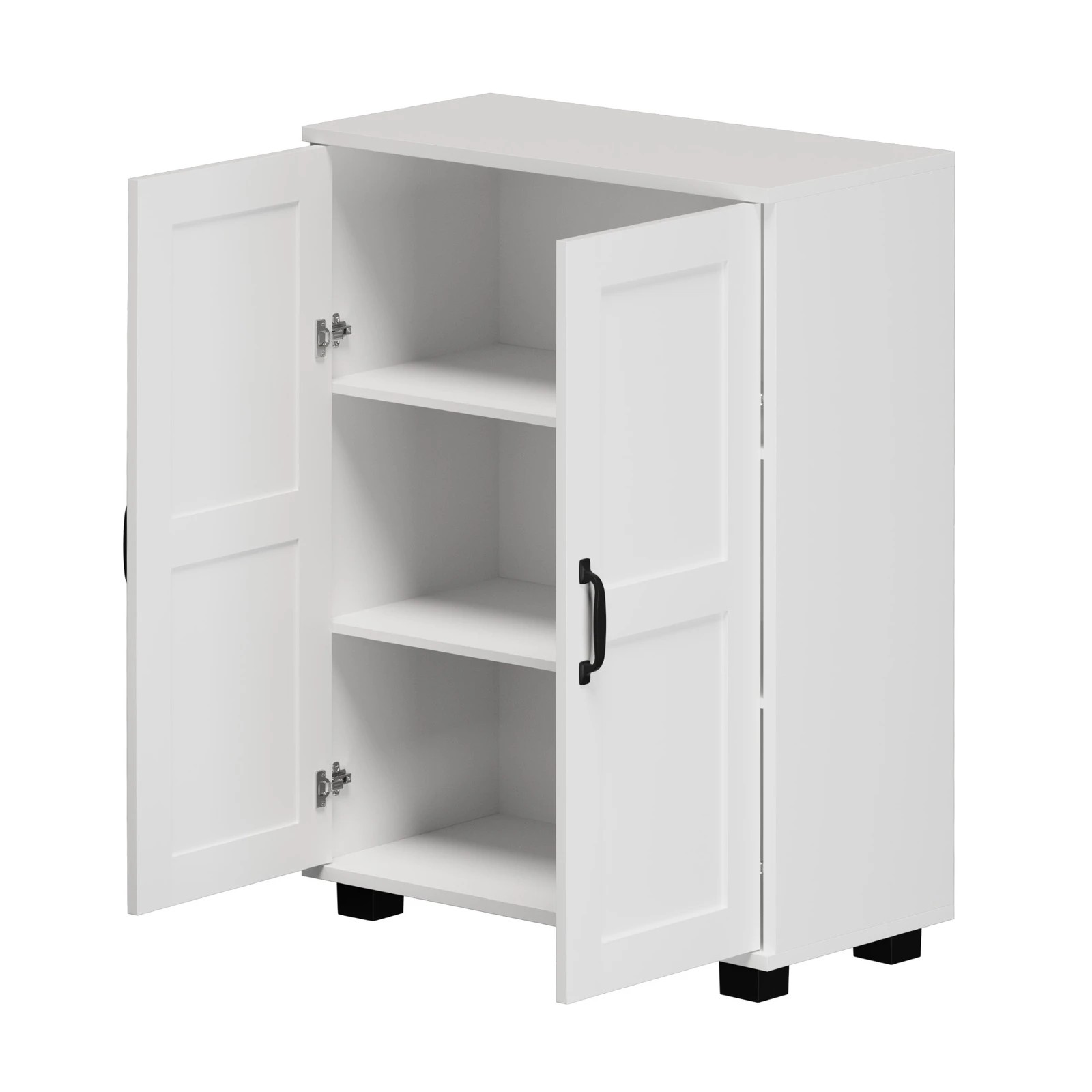 5 Oikiture Storage Cabinet Buffet Sideboard 2 Door Cupboard
 - White, 5 of 9