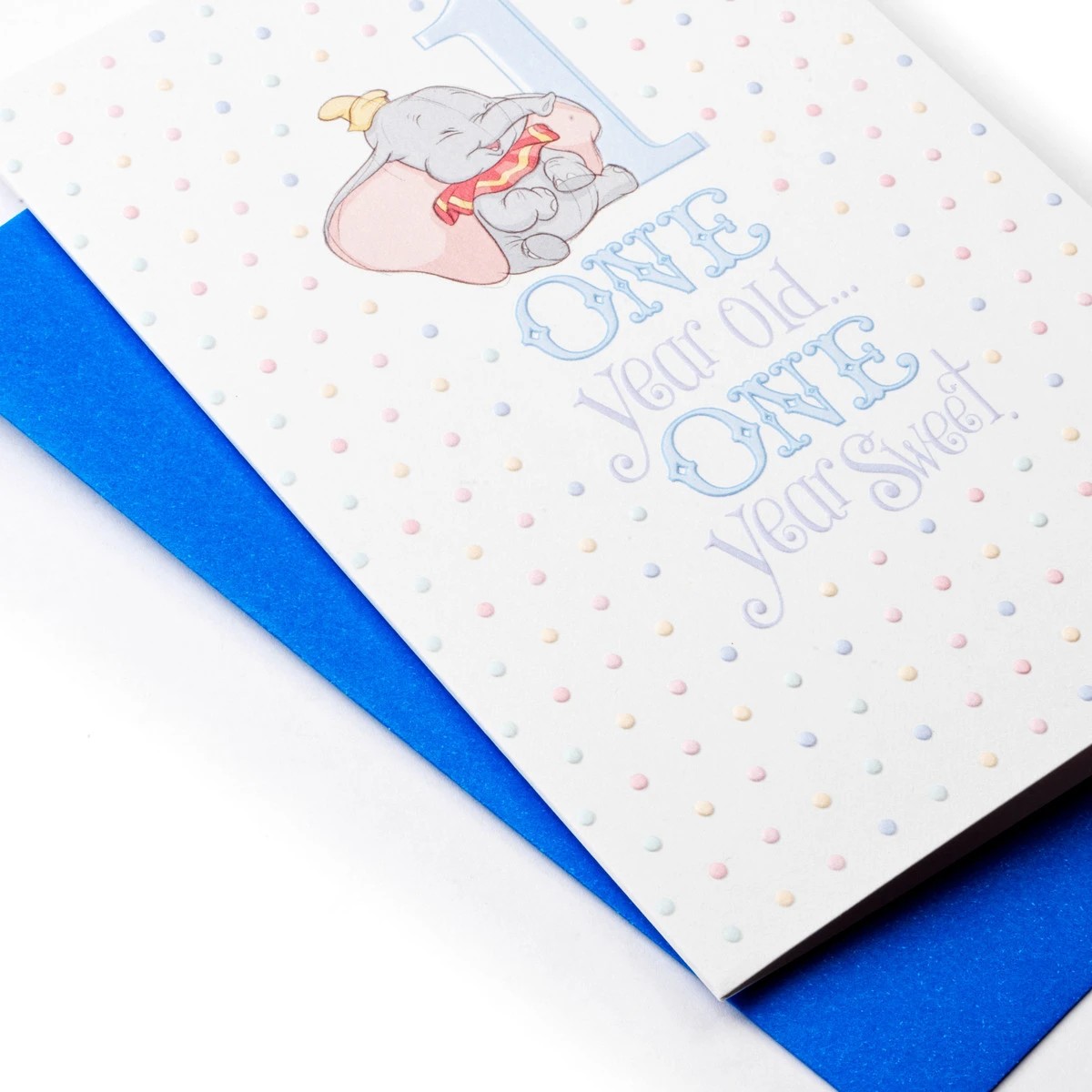 3 Hallmark Disney Dumbo 1st Birthday Card, 3 of 3