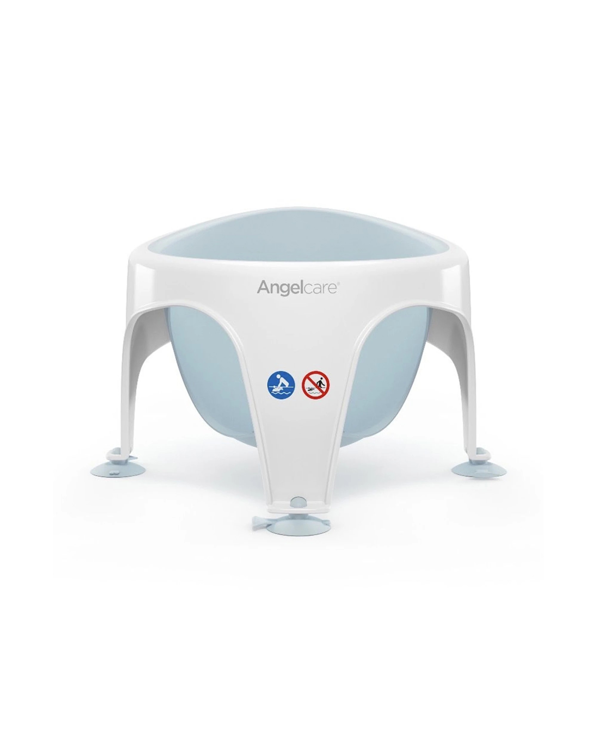 1 Angelcare Bath Soft Touch Ring Seat Baby 6-10m 11kg - Blue, 1 of 4