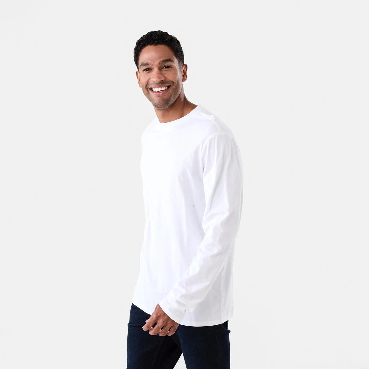 2 Long Sleeve Core T-shirt White, 2 of 5