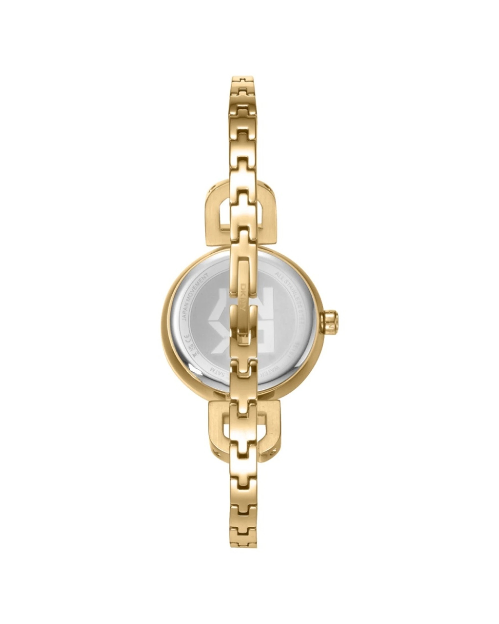 2 DKNY Half Bangle Women's Gold Watch 26mm Stainless Steel Case Water Resistant, 2 of 4