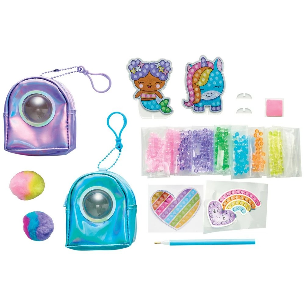 10 Creativity for Kids Backpack Keychain Bubble Gems, 10 of 10