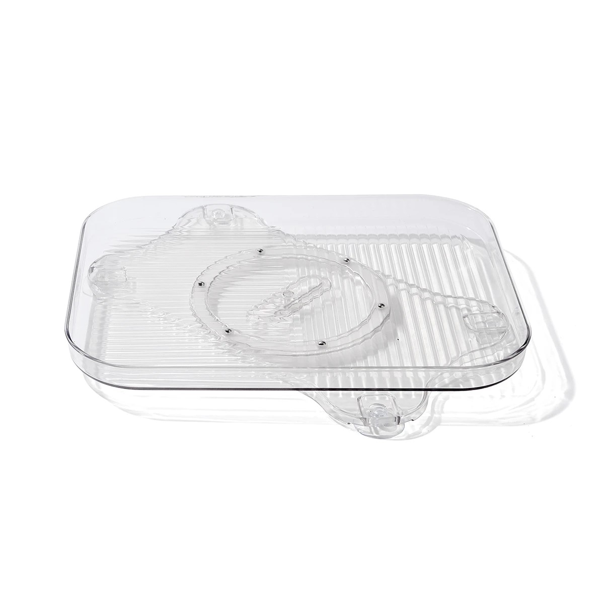 6 Clear Rectangular Turntable, 6 of 10