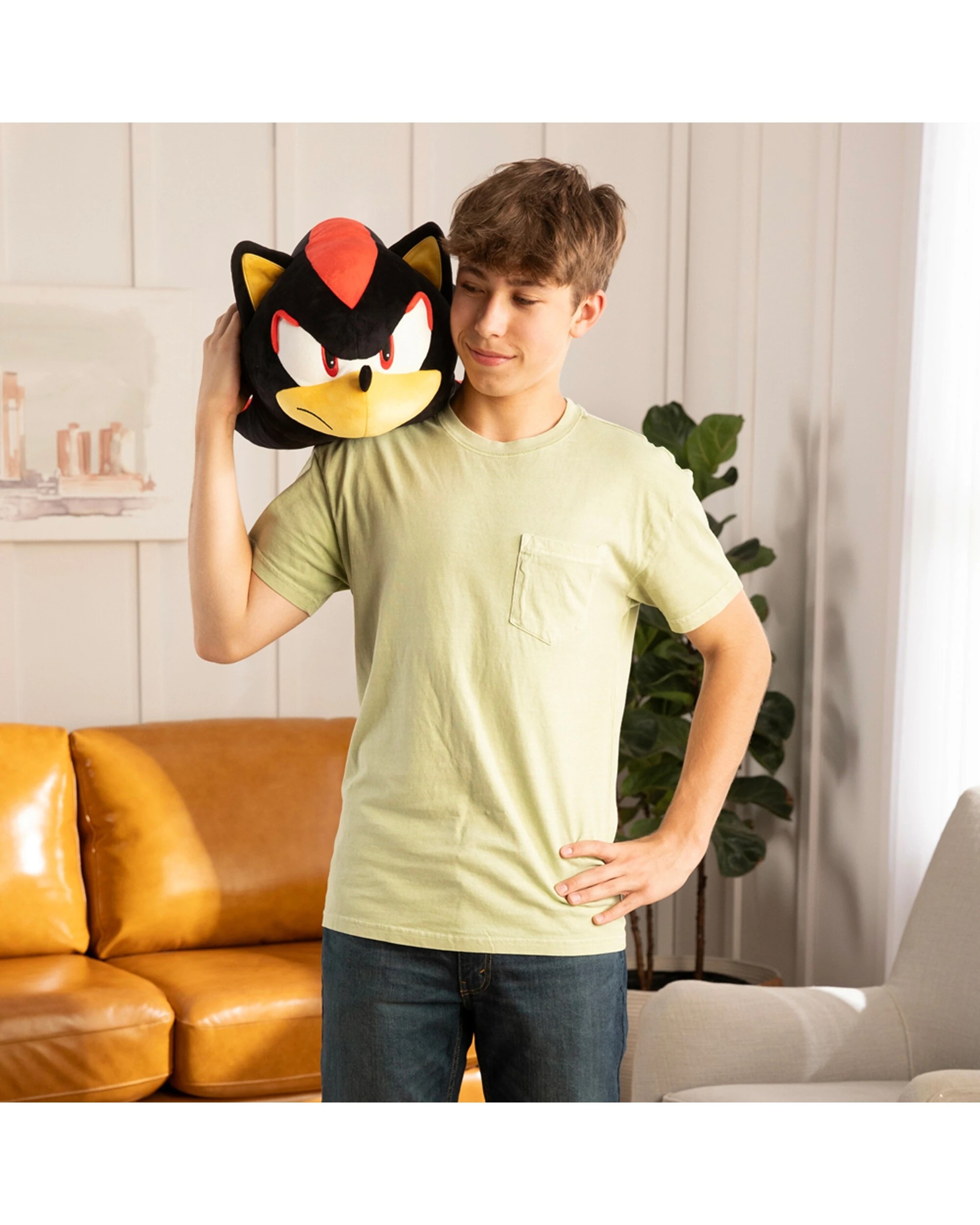 5 Mocchi Mocchi Mega Sonic the Hedgehog Shadow Plush Soft Toy - Black, 5 of 5