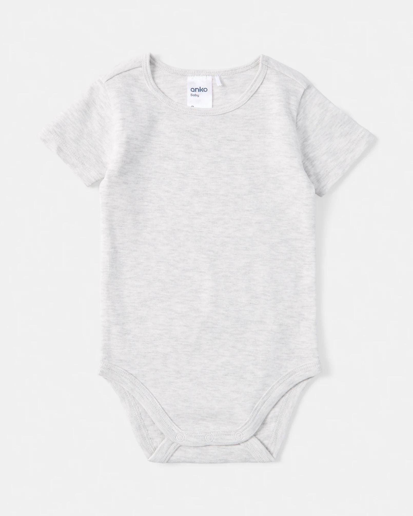 4 2 Pack Cotton Short Sleeve Bodysuits Blu Pck, 4 of 6