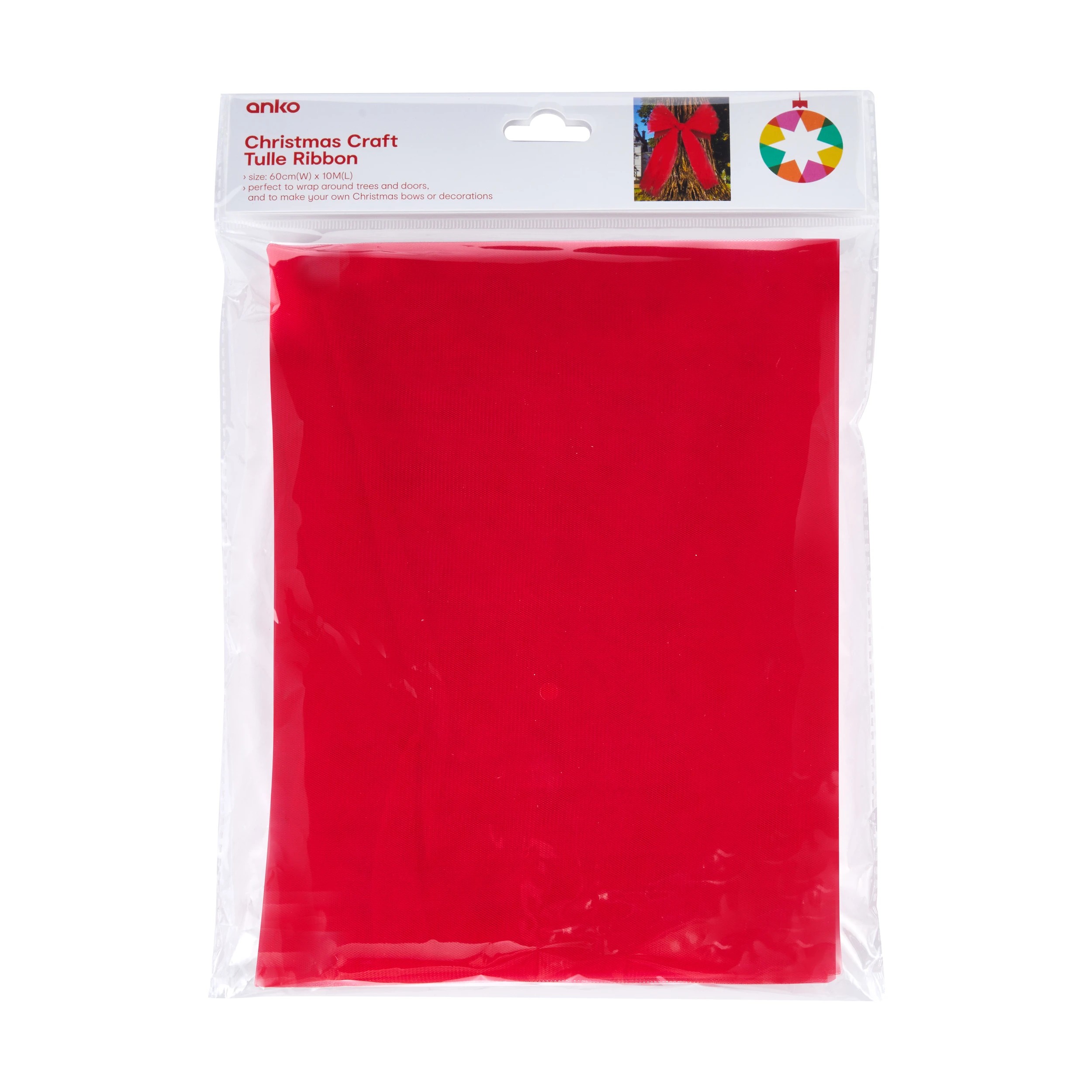 1 Christmas Craft Tulle Ribbon, 1 of 3
