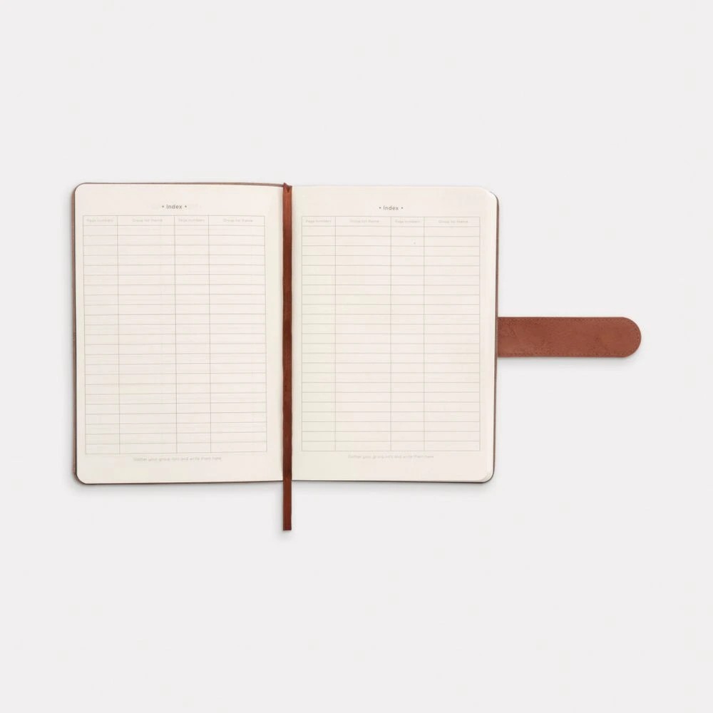 5 Otto A5 The Dot Journal 240 Page Tan Leather, 5 of 7