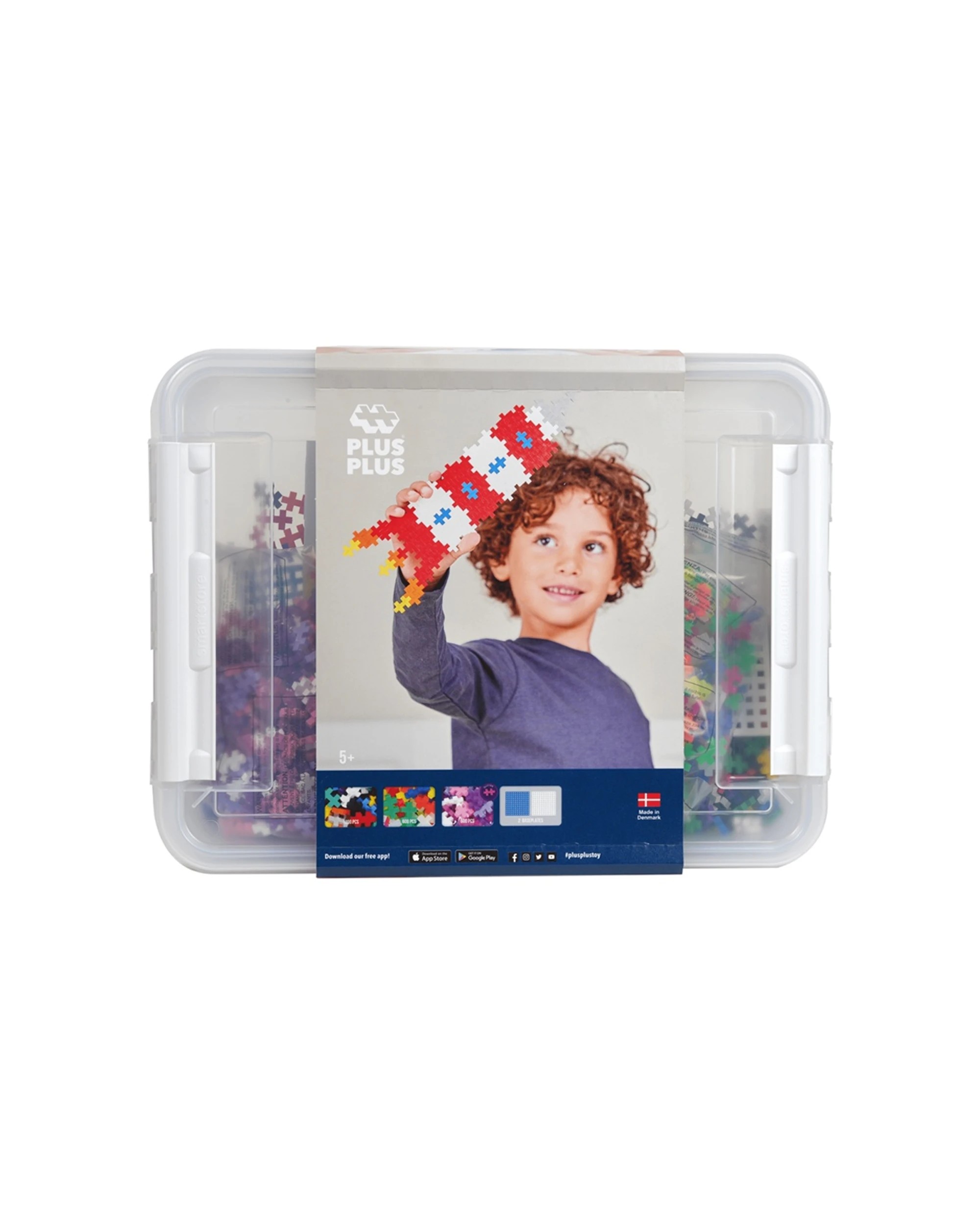 1 Plus-Plus 2400pc Storage Box Mix Colourful Building Pieces, 1 of 3
