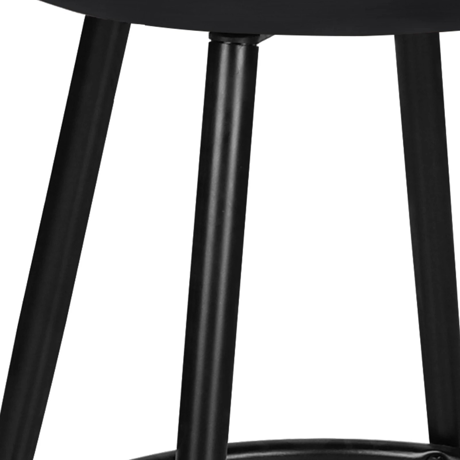 7 Alfordson 2x Swivel Bar Stools Morgan Kitchen Wooden Dining Chair - Black, 7 of 10