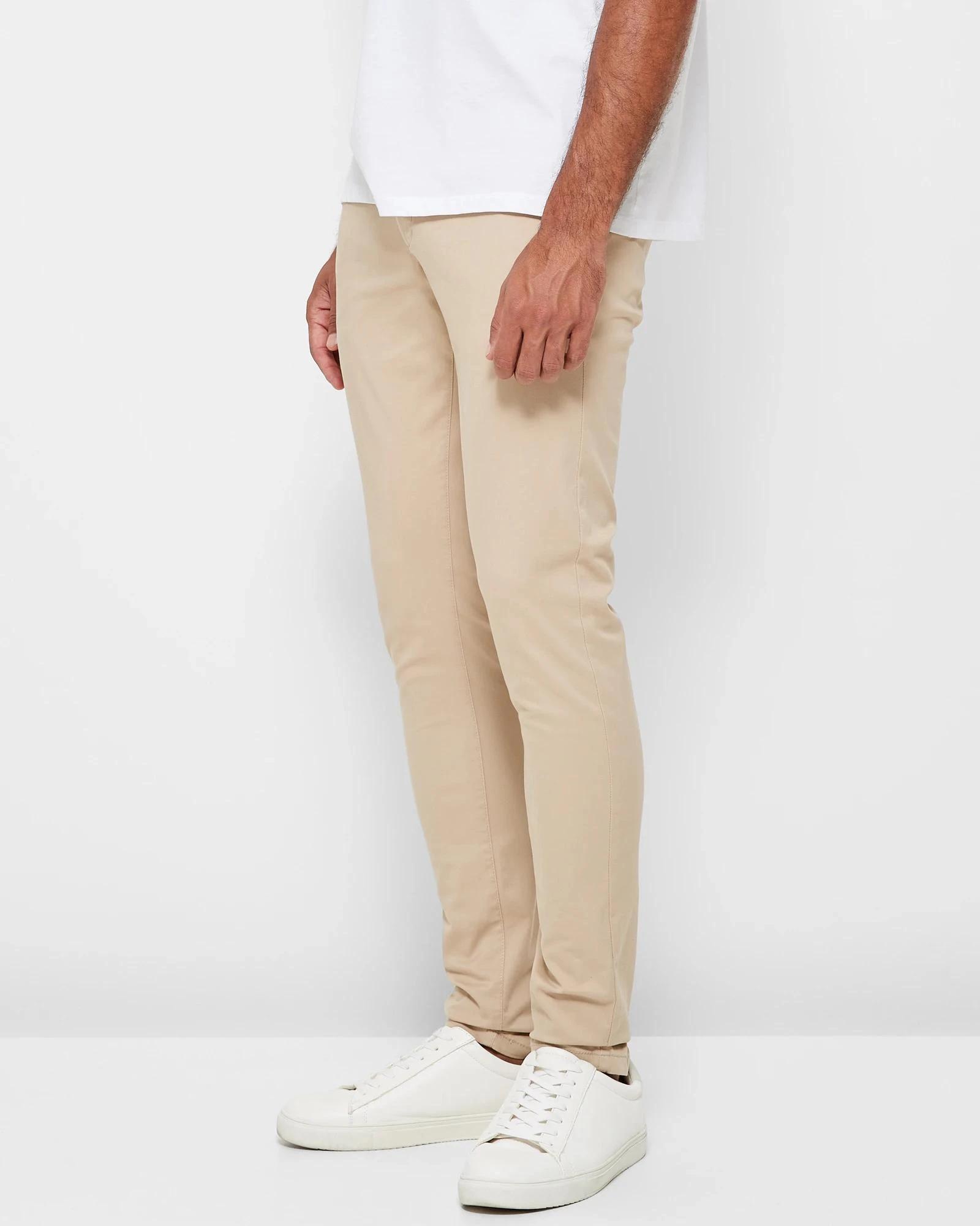 3 Target Skinny Chino Pants TAN, 3 of 5