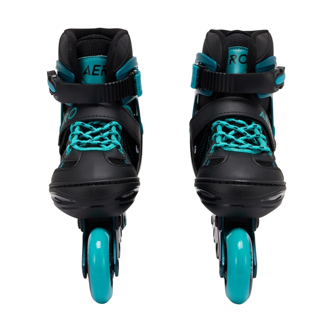 2 Inline Skates - Black and Teal, Size 2 to 4, 2 of 7