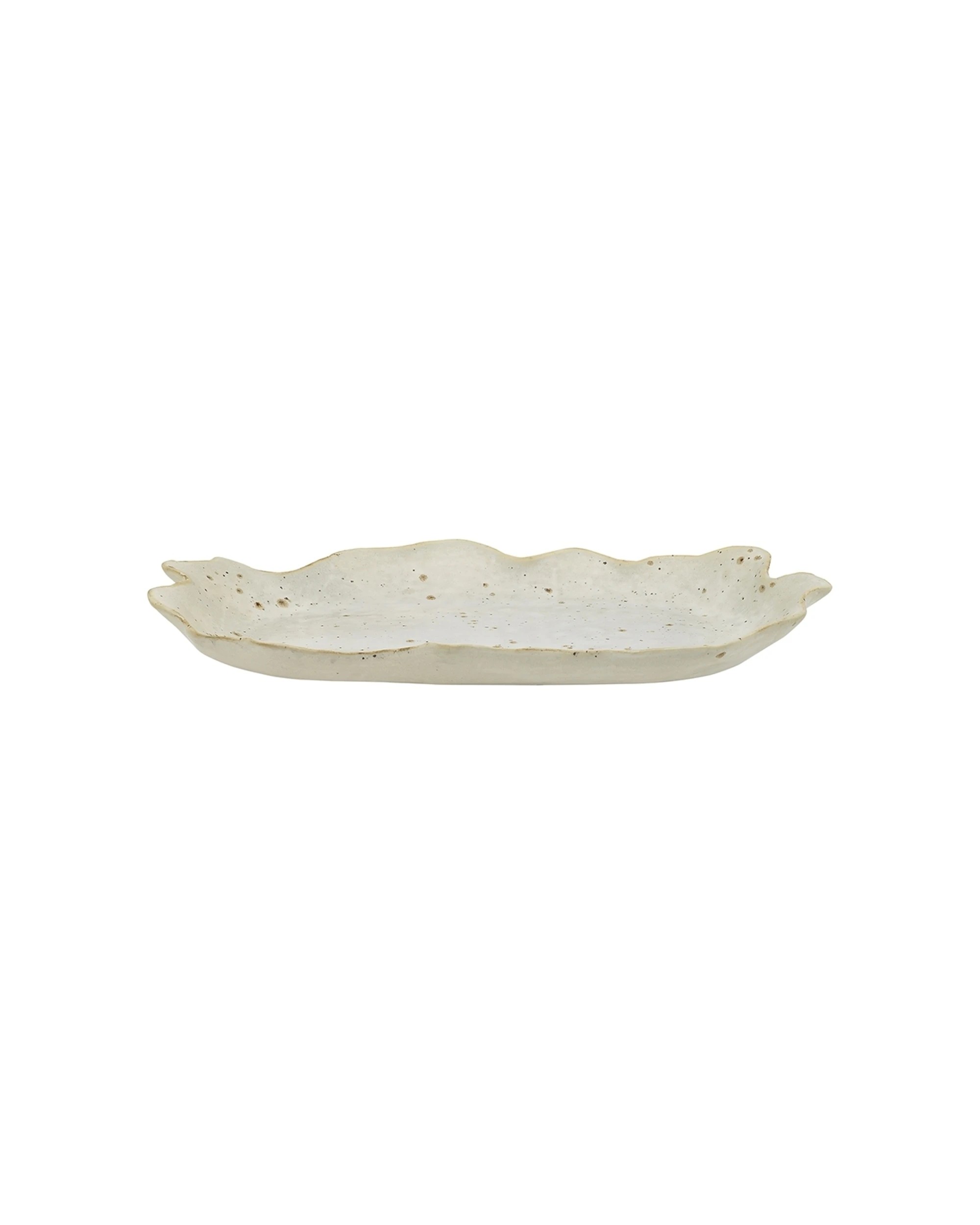 1 Ecology Dinnerware Stoneware Inlet Oval Plate Serveware 28cm - Natural, 1 of 4