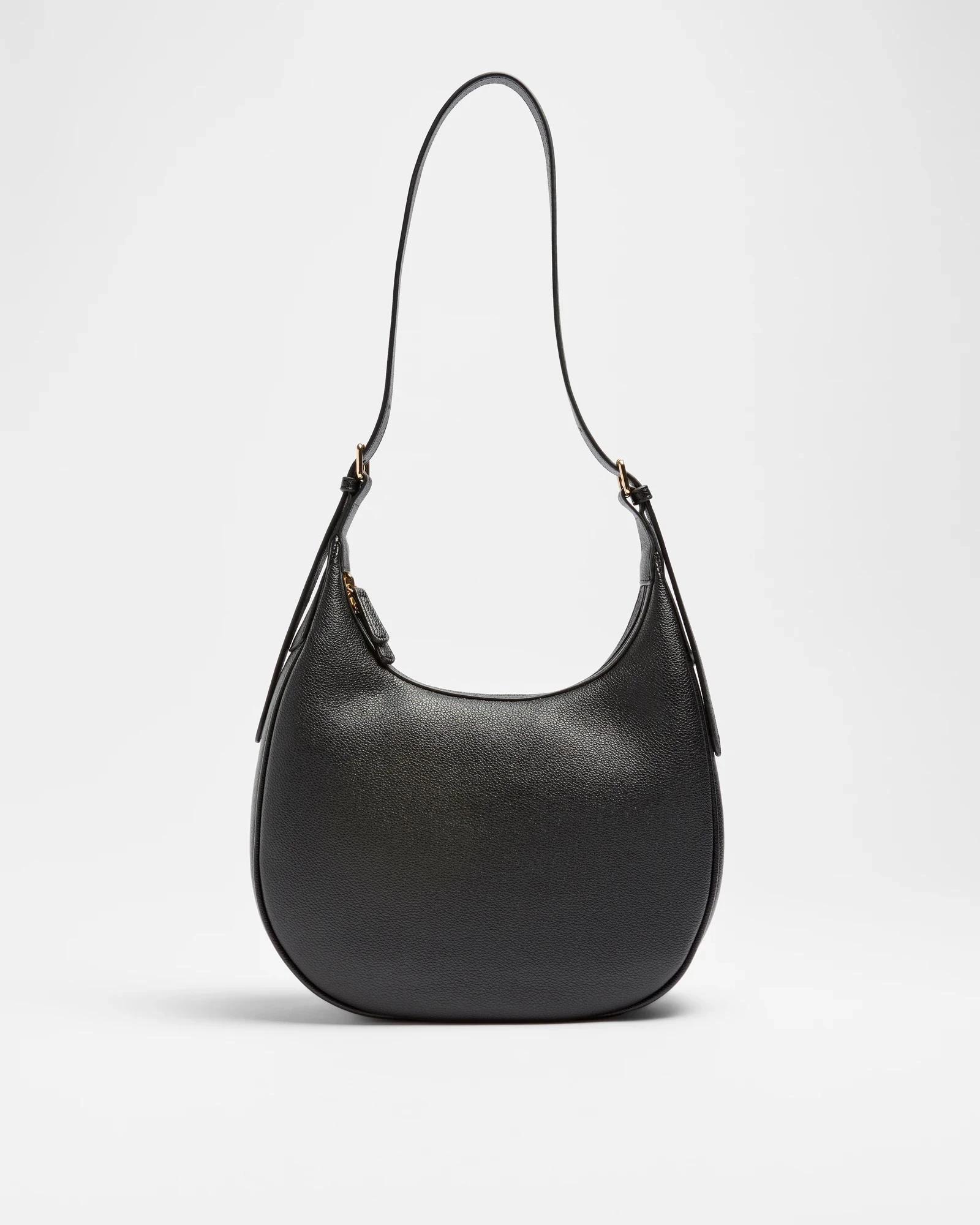 1 Target Woman Soft Slouchy Shoulder Bag BLACK, 1 of 2