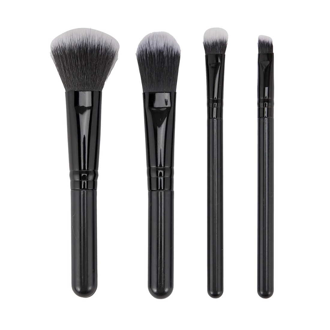 2 OXX Cosmetics 4 Pack Mini Brush Set - Black, 2 of 6