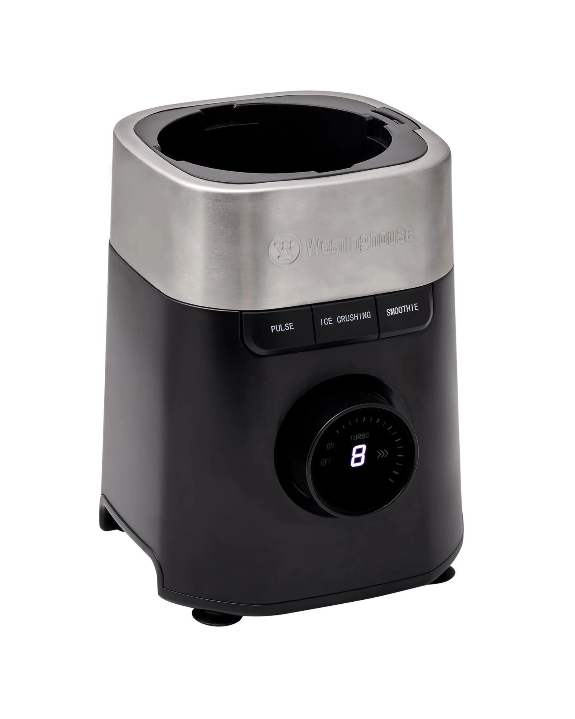 8 Westinghouse Digital Display Glass Jug Blender with 1.5L Capacity and Hex Blade, 8 of 9