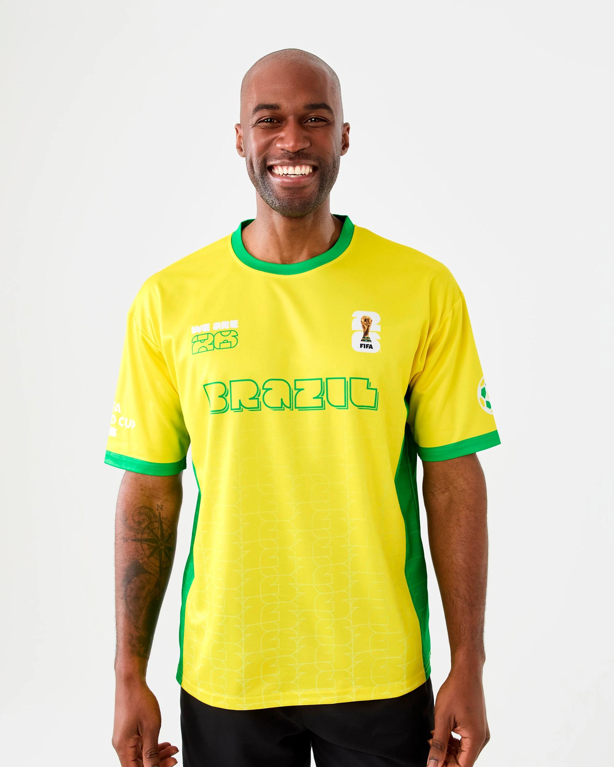 1 FIFA Country Adult T-shirt Brazil, 1 of 9
