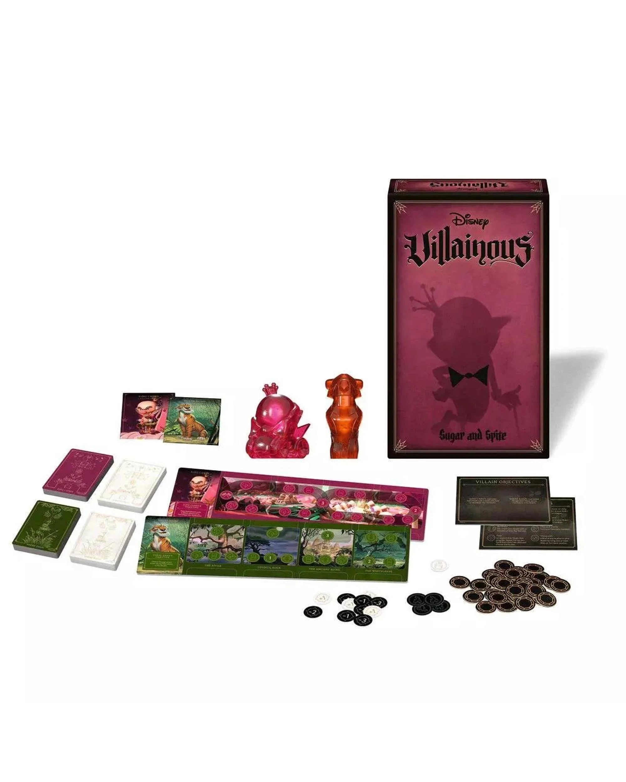 2 Disney Villainous: Sugar and Spite Expansion Board Game, 2 of 4
