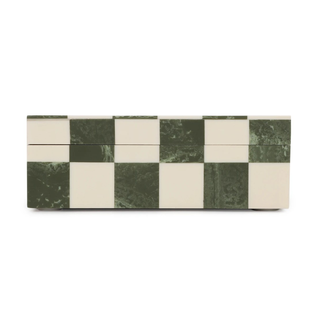 4 Green Check Decor Box, 4 of 4