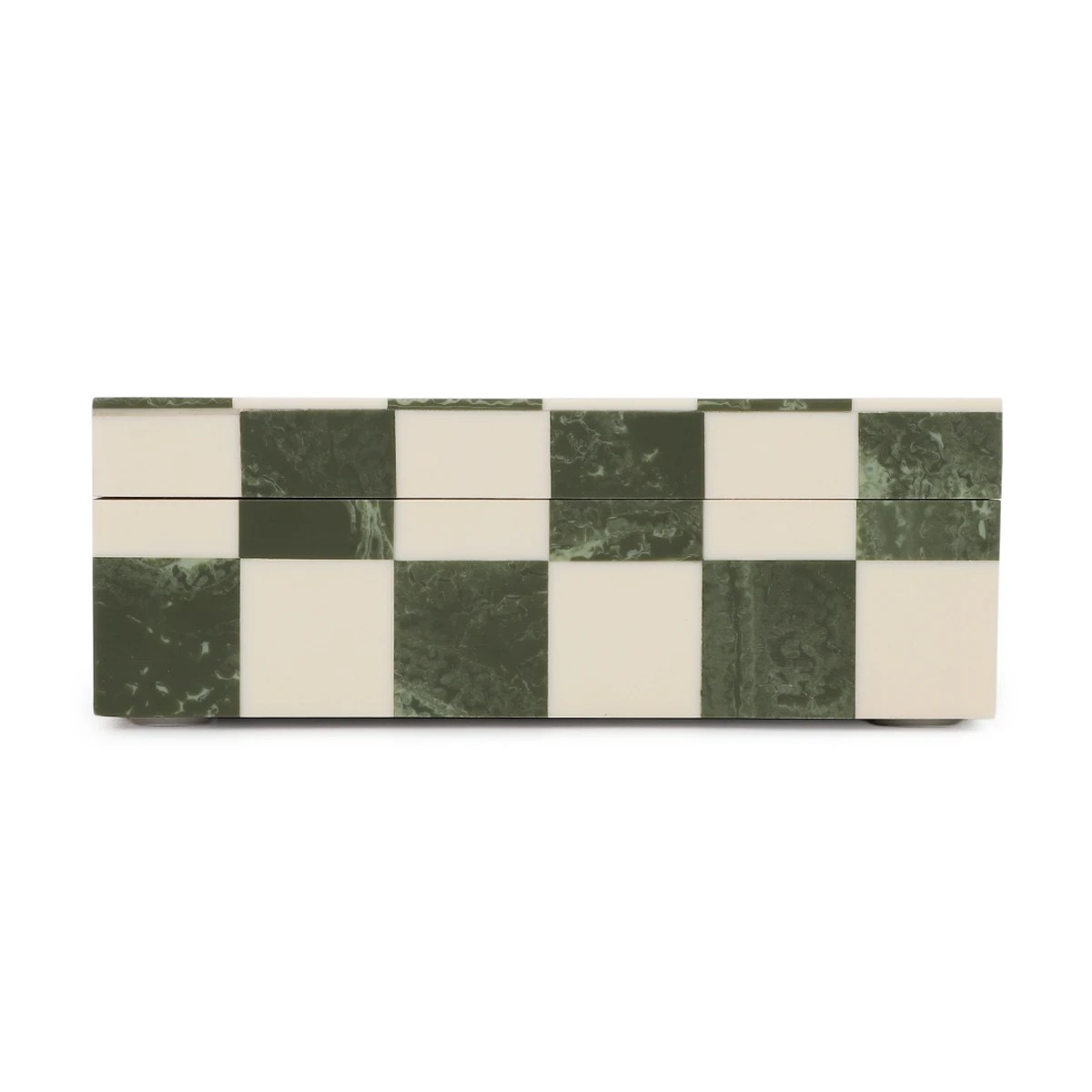 4 Green Check Decor Box, 4 of 4